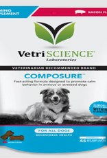 VetriScience VetriScience Composure Calming Supplement Dog Chews - 5.64 Oz - Bacon