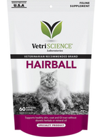 VetriScience VetriScience Hairball Care Supplements for Cats Chicken Liver - 60 Chews
