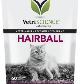 VetriScience VetriScience Hairball Care Supplements  for Cats Chicken Liver  60 Chews