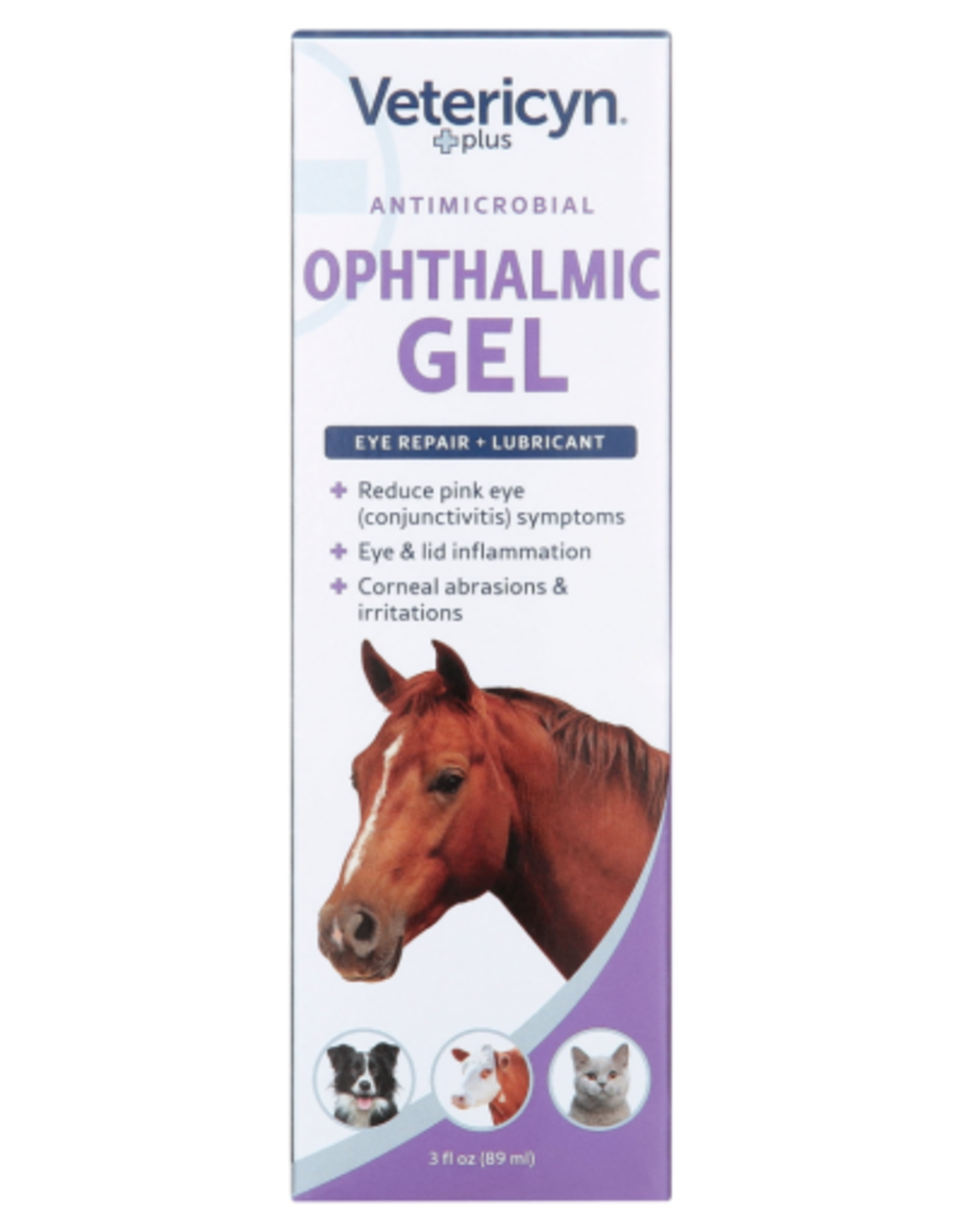 Vetericyn Vetericyn Plus All Animal Antimicrobial Ophthalmic Gel Eye Product for Dogs and Cats - 3 oz.