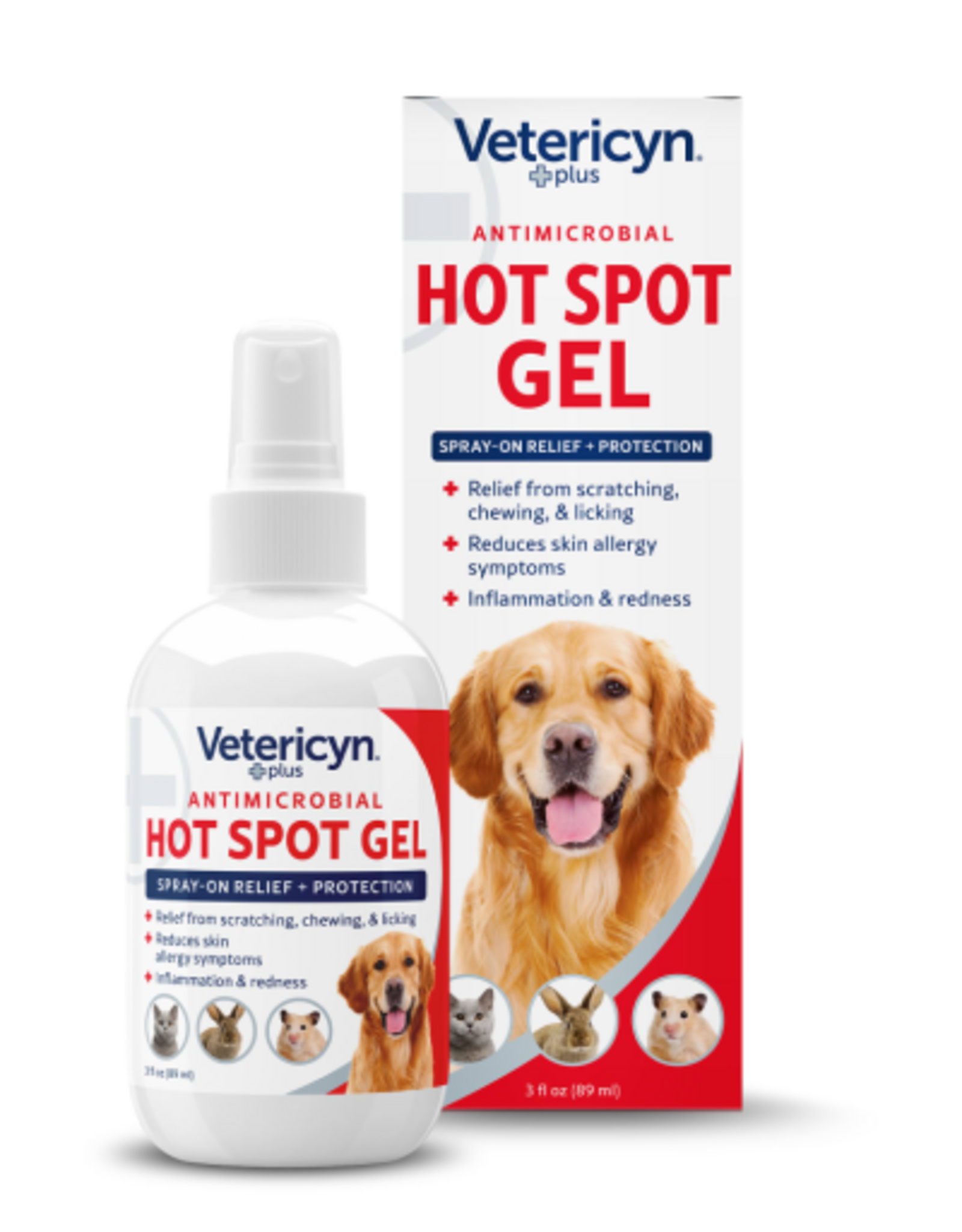 Vetericyn Vetericyn Plus Dog Hot Spot Gel Itch Relief and Protection - 3 oz.