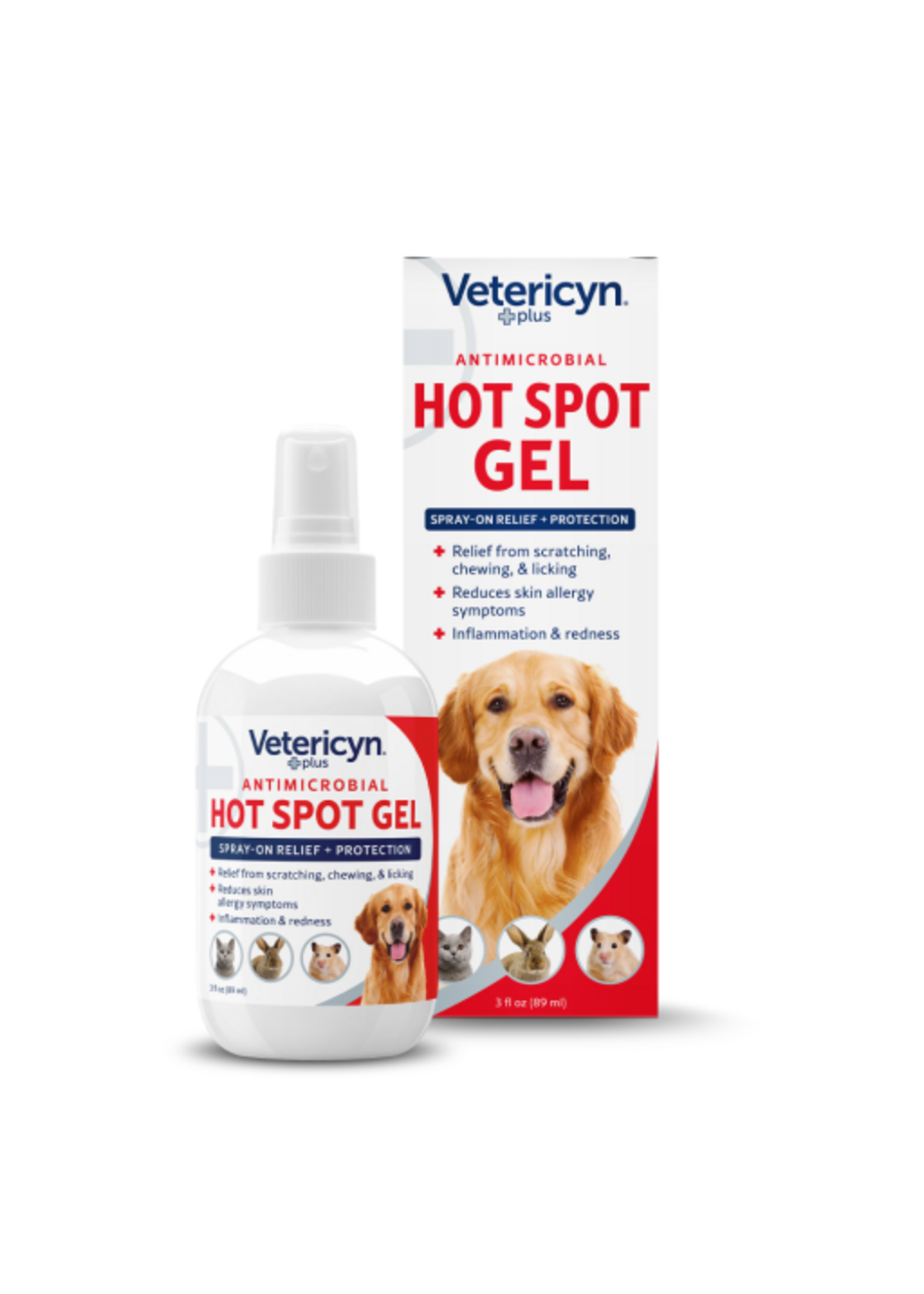 Vetericyn Vetericyn Plus Dog Hot Spot Gel Itch Relief and Protection - 3 oz.