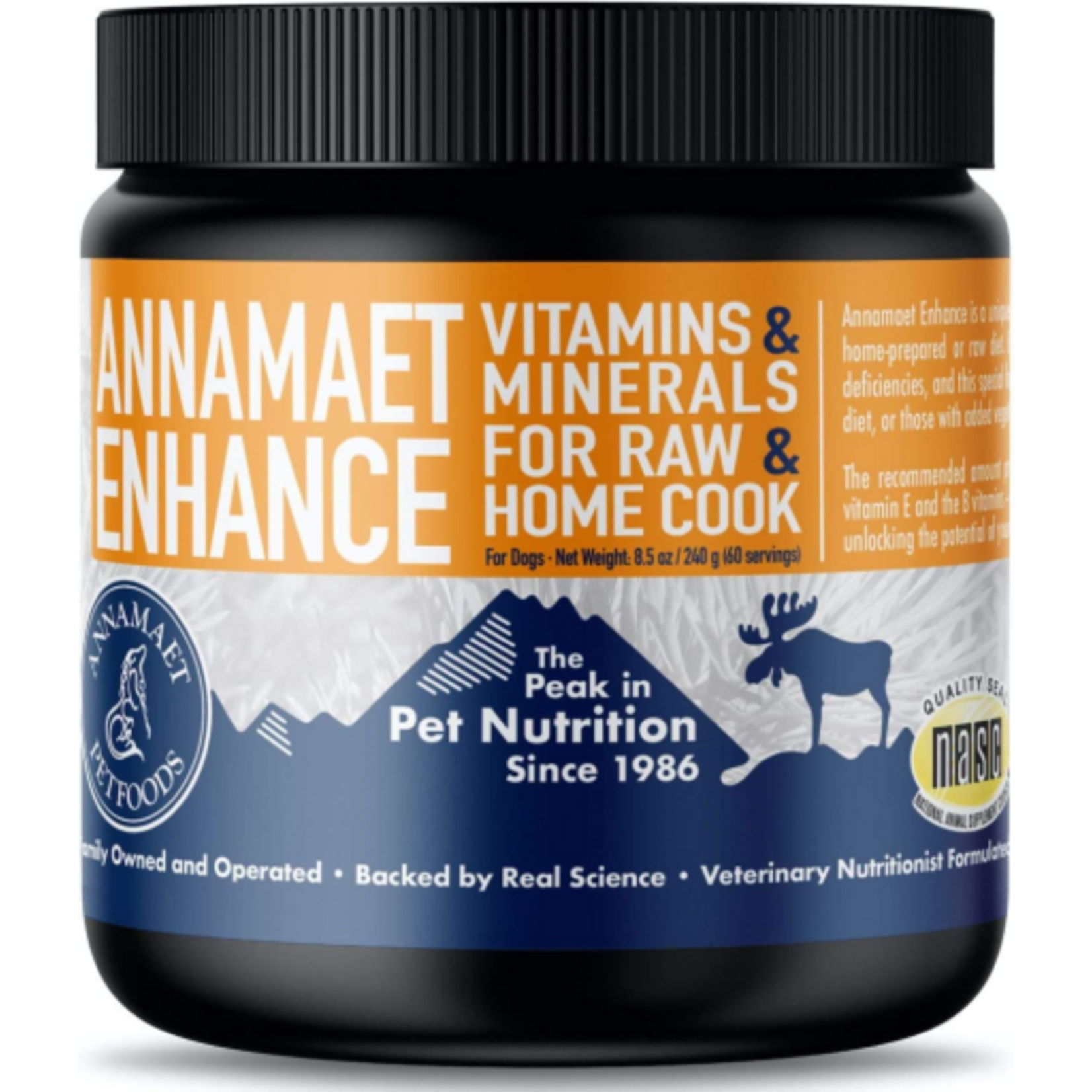 Annamaet Annamaet Enhance Vitamin and Mineral Supplement for Dogs - 8.5 oz
