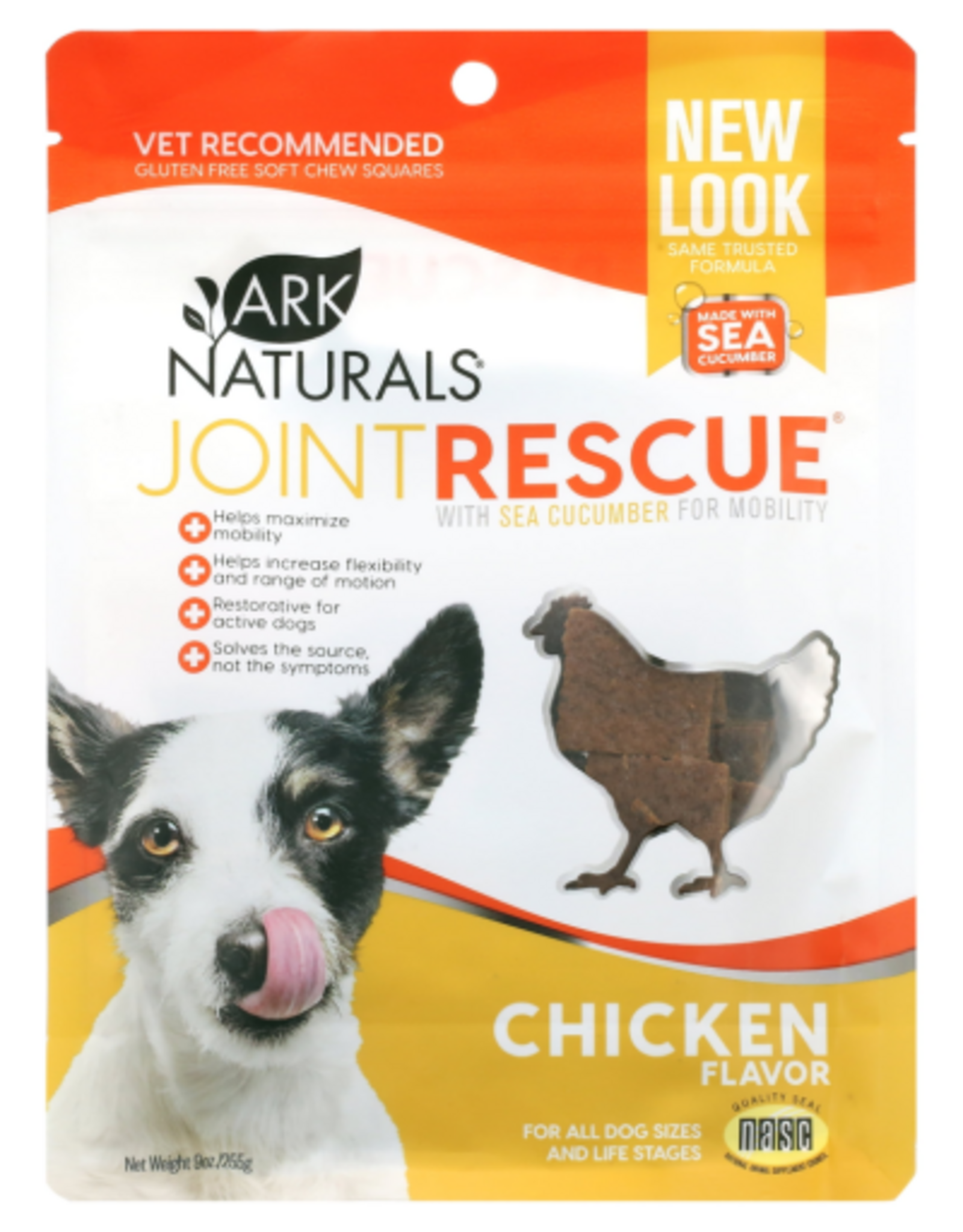 Ark Naturals Sea Mobility Joint Rescue Chicken Jerky for Dogs  9 oz