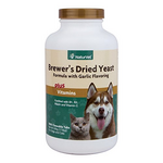 Naturvet NaturVet Brewer's Dried Yeast Formula Plus Vitamins Garlic for Dogs & Cats - 1000 Chewable Tablets
