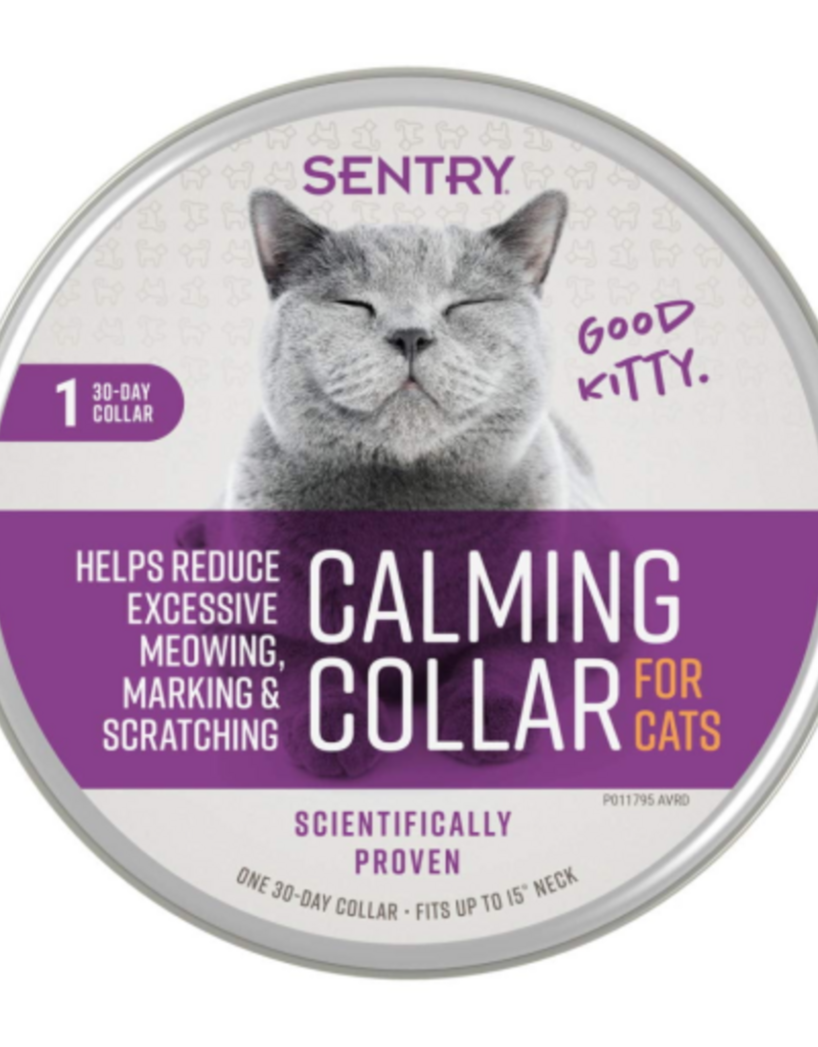 Sentry Calming Collar for Cats and Kittens  One 30-Day Relaxation Collar  1 Month Supply