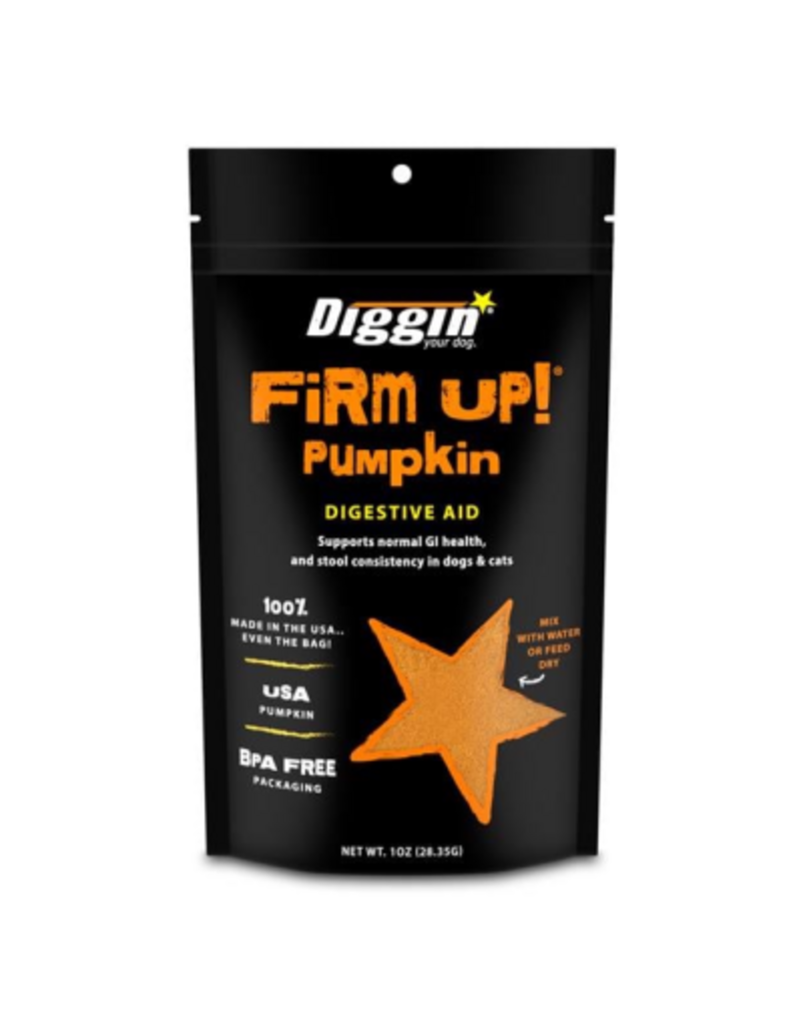 Diggin' Your Dog Diggin Your Dog Pumpkin Digestive Supplement for Cats & Dogs - 1 oz