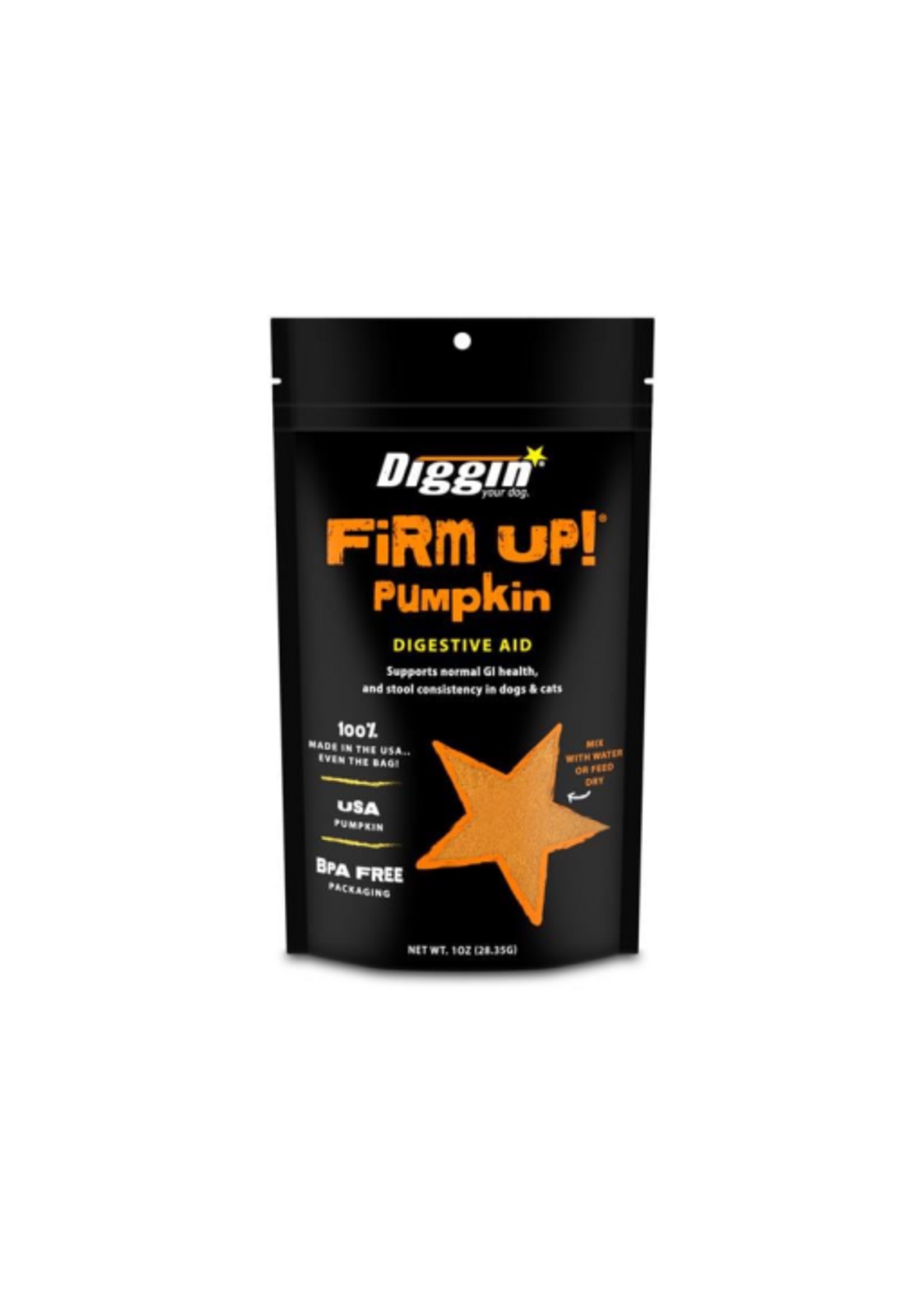 Diggin' Your Dog Diggin Your Dog Pumpkin Digestive Supplement for Cats & Dogs - 1 oz
