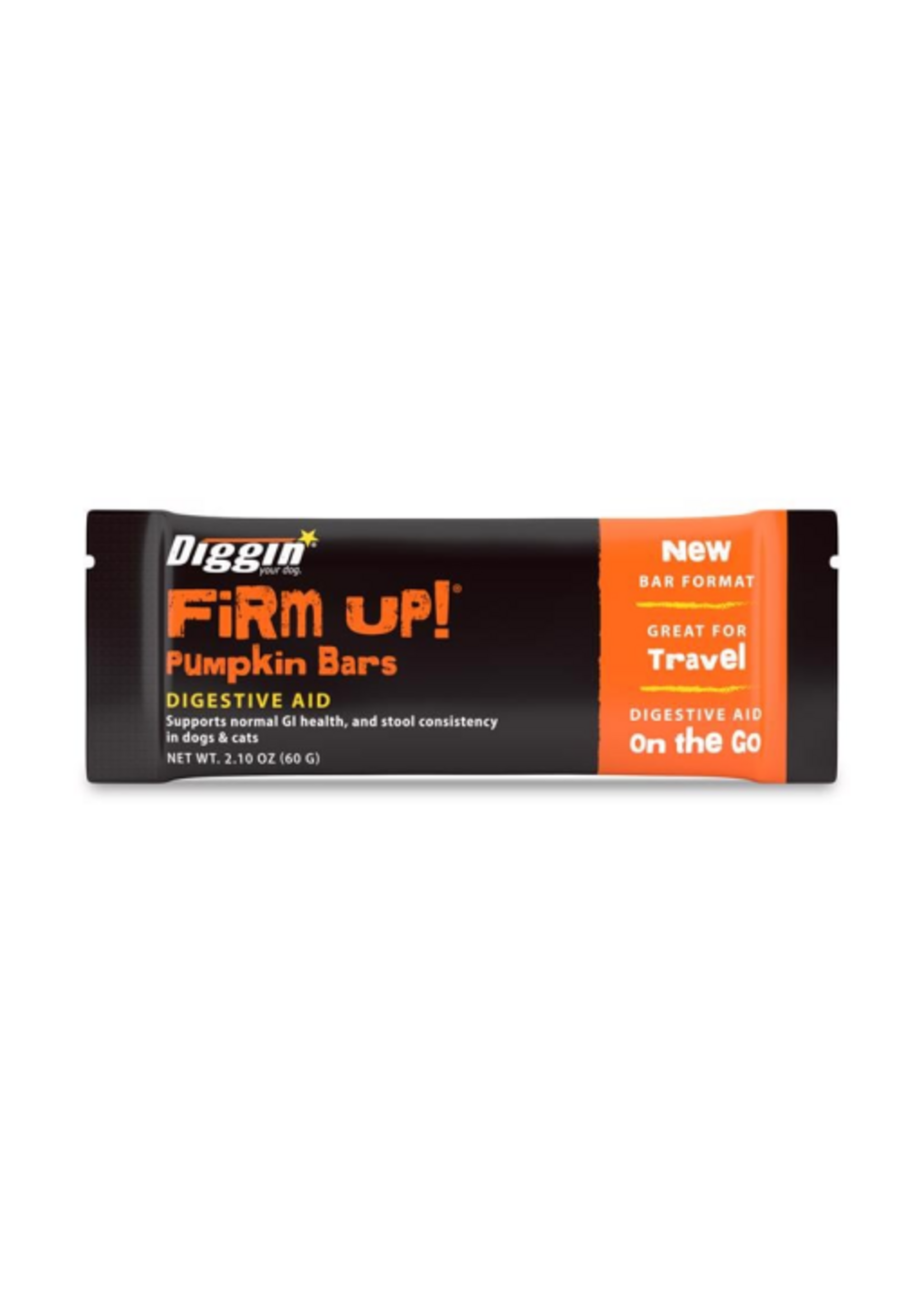Diggin' Your Dog Diggin Your Dog Pumpkin Bar Digestive Supplement for Cats & Dogs 2.1 oz