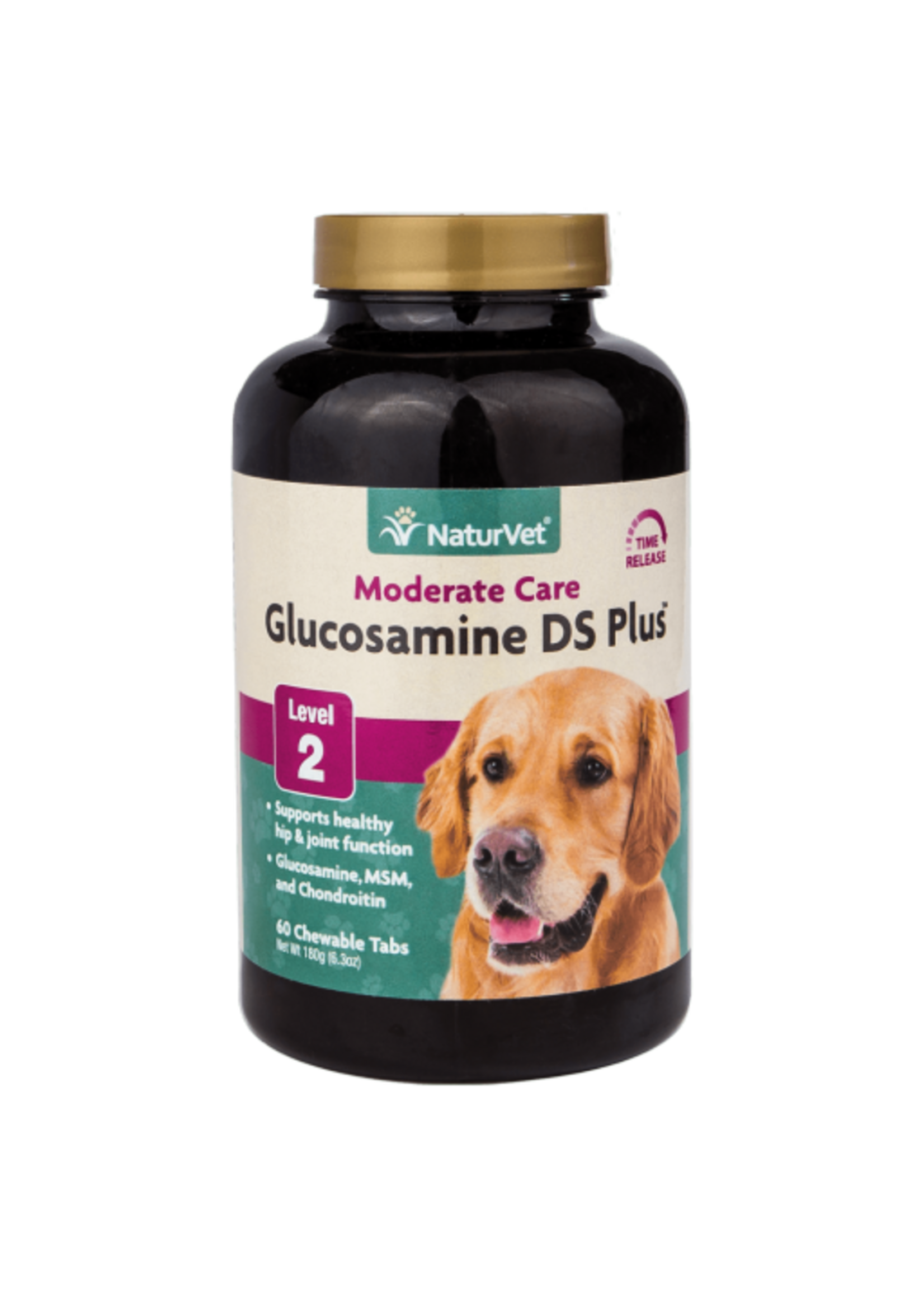 Naturvet NaturVet Joint Care Supplement For Dogs Glucosamine DS Plus Level 2 - 60 Tablets