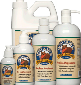 Grizzly Pet Products Grizzly Salmon Plus Omega 3-6-9 Food Supplement for Dogs & Cats - 32 Oz Pump