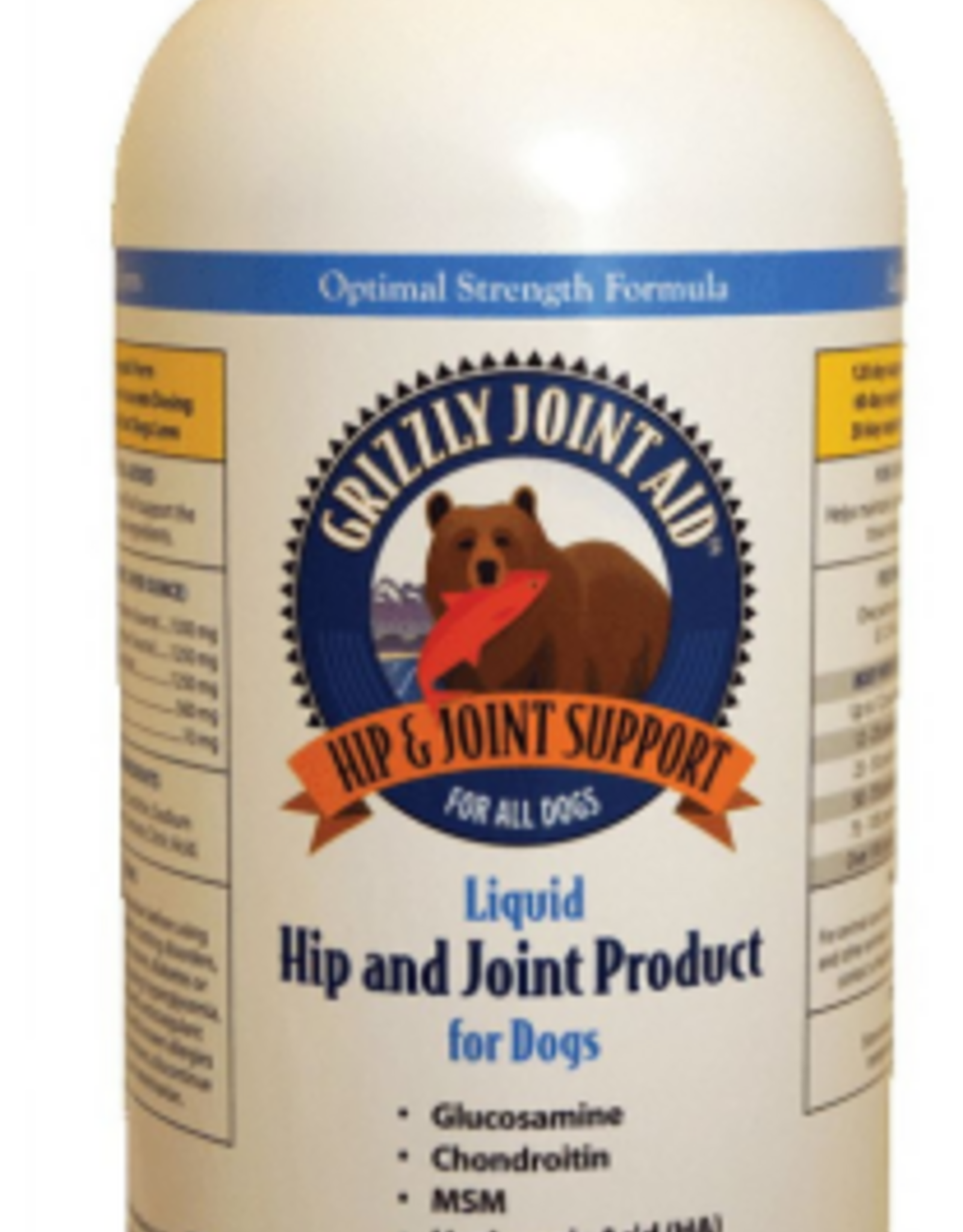 Grizzly Pet Products Grizzly Joint Aid Liquid Hip & Joint Product for Dogs & Cats - 32 Oz