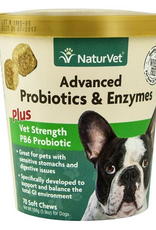 Naturvet NATURVET ADVANCED PROBIOTICS & ENZYME 70CT SOFT CHEWS