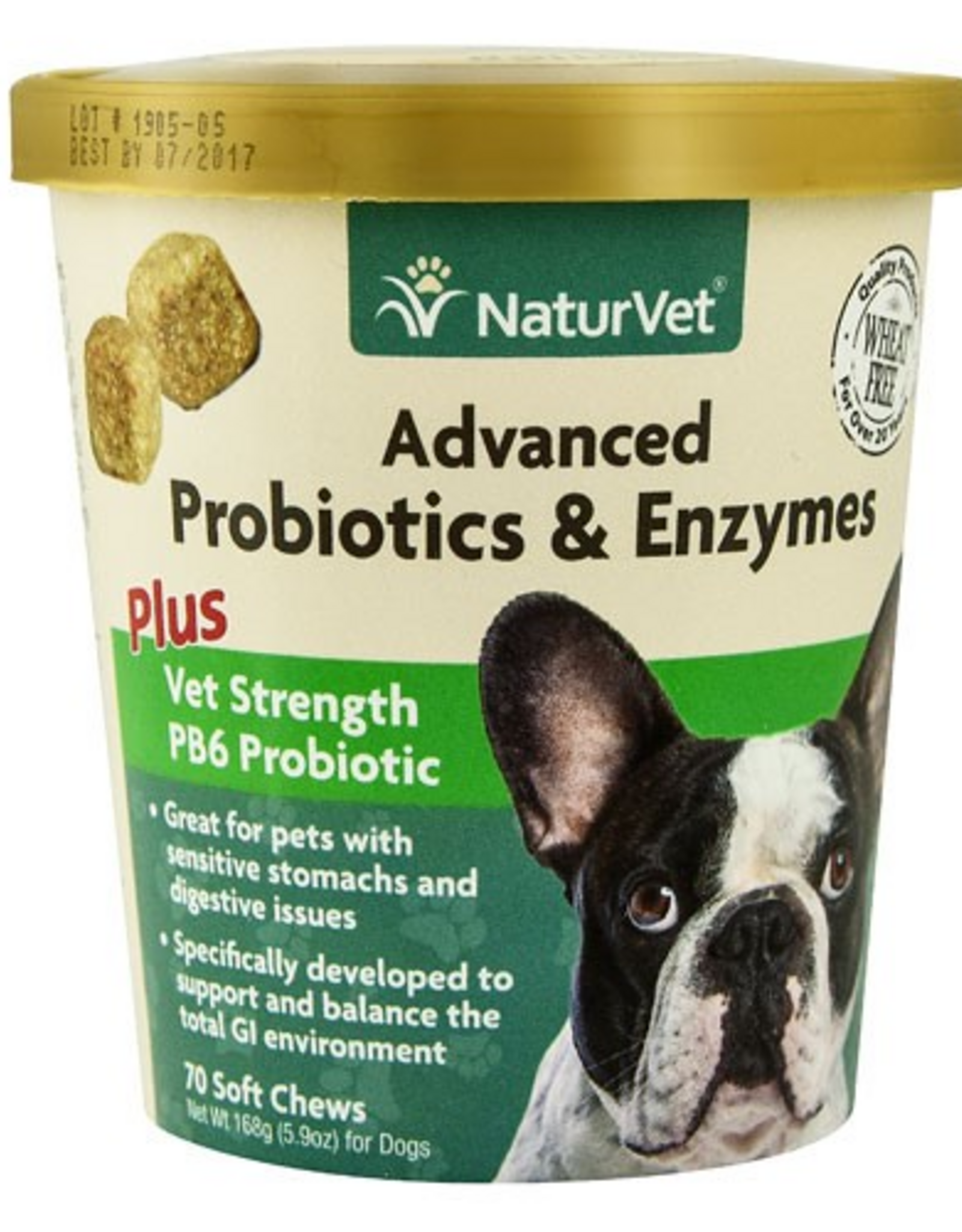 Naturvet NATURVET ADVANCED PROBIOTICS & ENZYME 70CT SOFT CHEWS