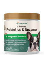 Naturvet NaturVet – Advanced Probiotics & Enzymes - Plus Vet Strength PB6 Probiotic for Dogs & Cats - 8 oz