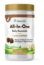 Naturvet NaturVet All-in-One Dog Vitamins - 120 Soft Chews