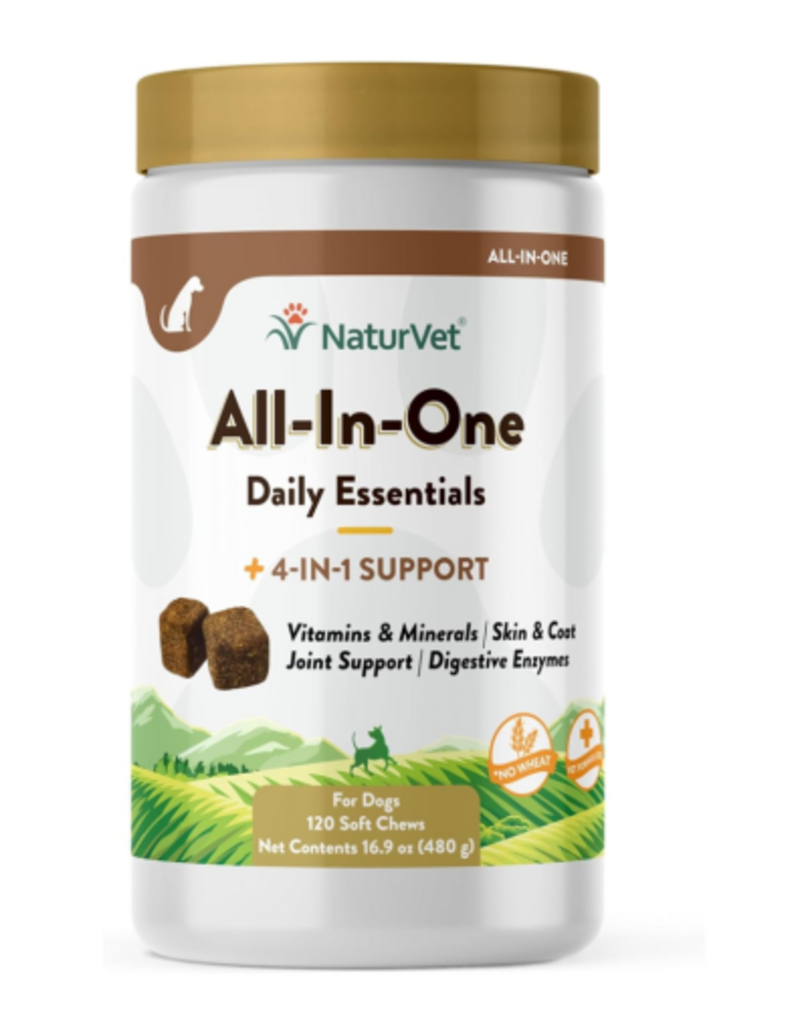 Naturvet NaturVet All-in-One Dog Vitamins - 120 Soft Chews