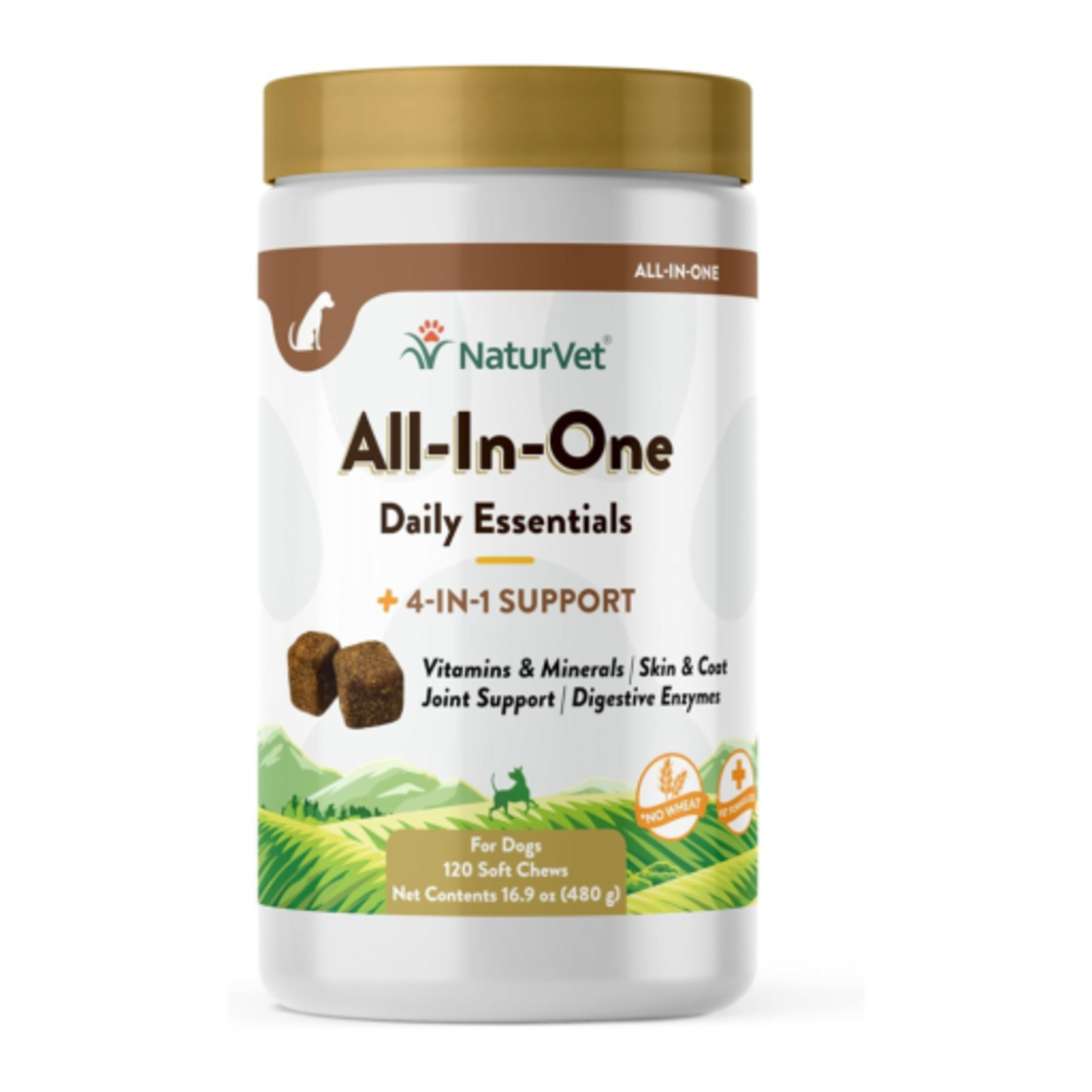 Naturvet NaturVet All-in-One Dog Vitamins - 120 Soft Chews