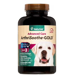 Naturvet NaturVet ArthriSoothe-Gold Hip & Joint Stage 3 Advanced Formula Dog & Cat Supplement - 40 Ct