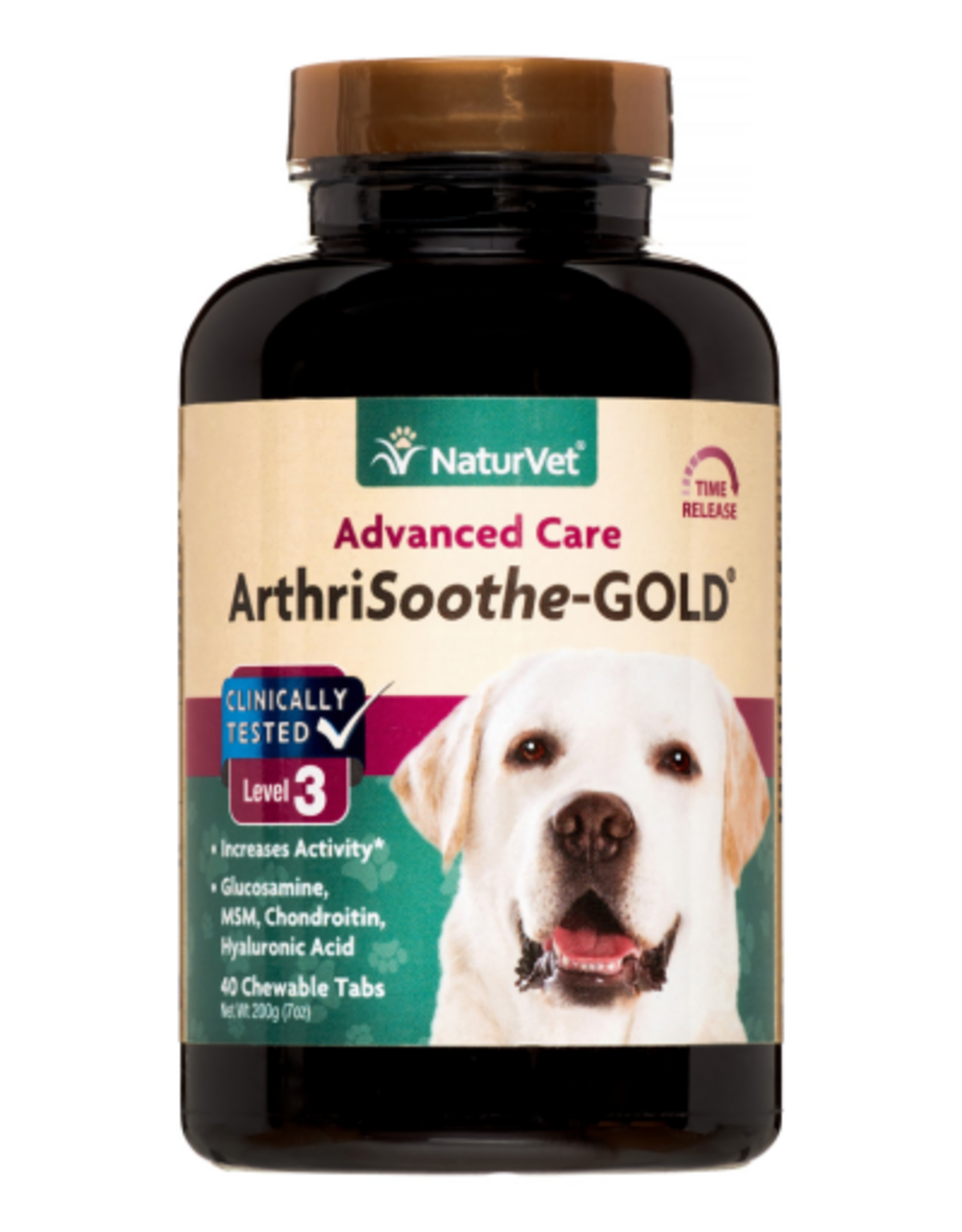 Naturvet NaturVet ArthriSoothe-Gold Hip & Joint Stage 3 Advanced Formula Dog & Cat Supplement - 40 Ct