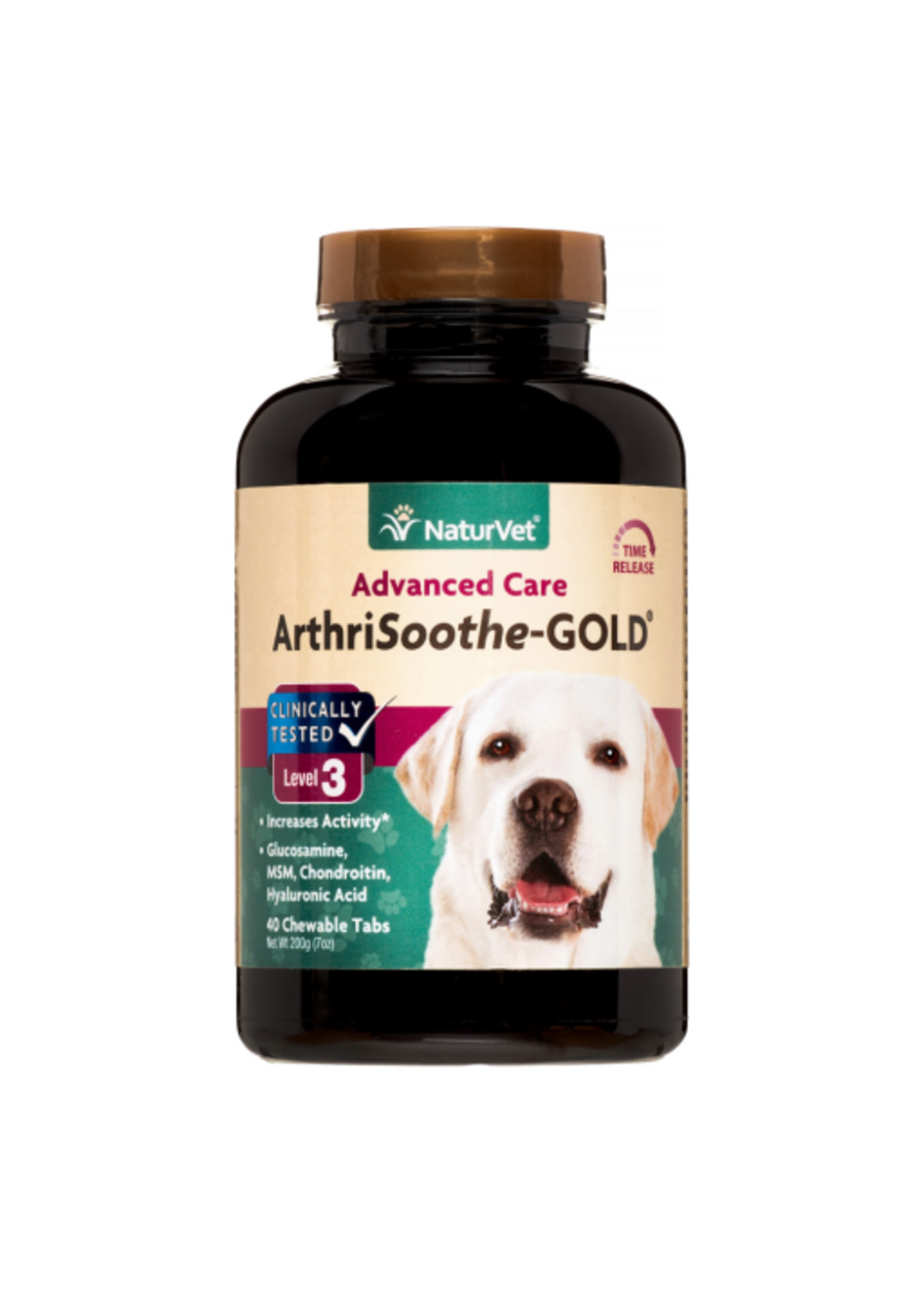 Naturvet NaturVet ArthriSoothe-Gold Hip & Joint Stage 3 Advanced Formula Dog & Cat Supplement - 40 Ct