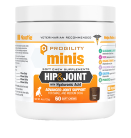 Nootie Nootie Mini Progility Hip & Joint for Dogs - 60 Count