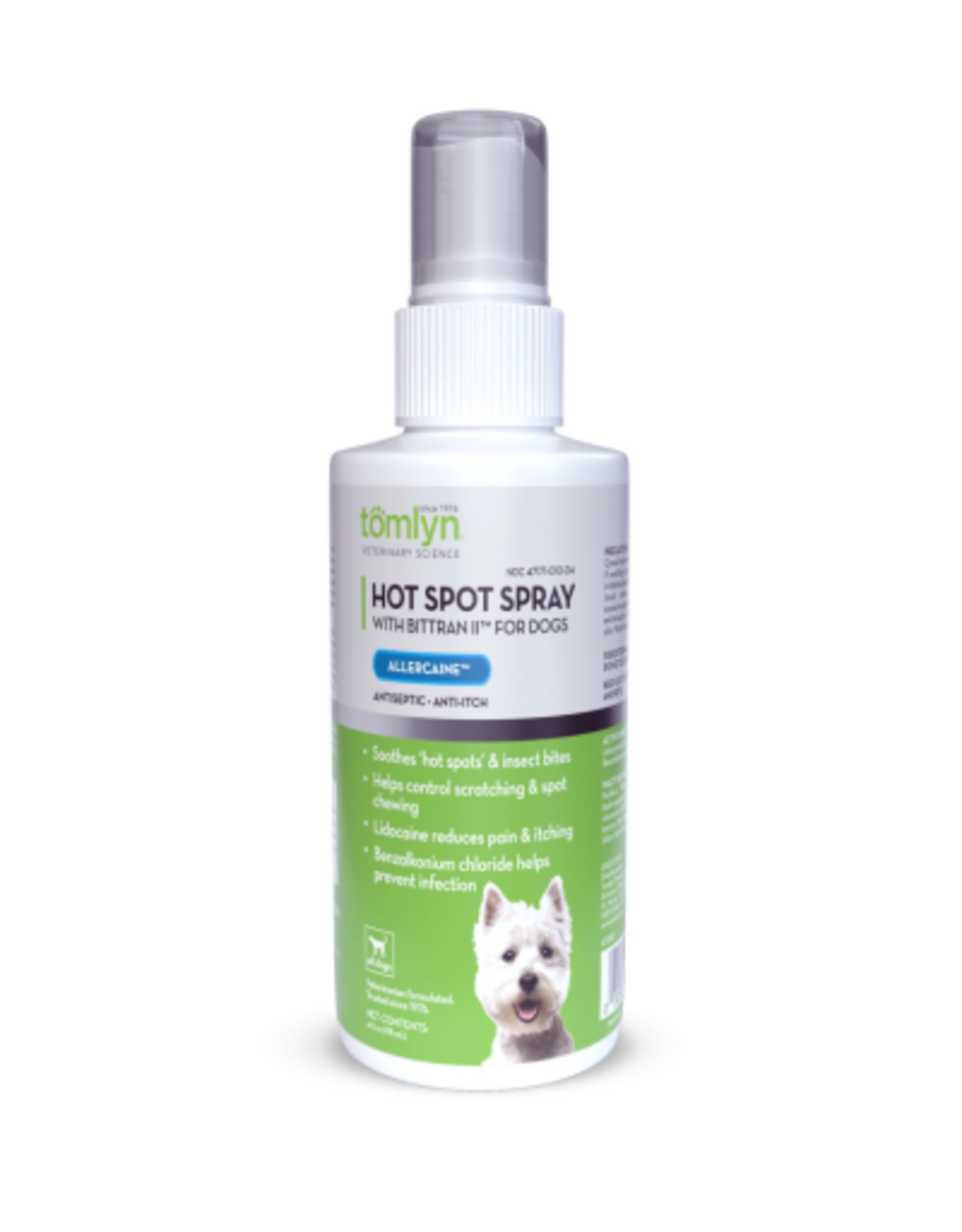 Tomlyn Tomlyn Allercaine Hot Spot Spray for Dogs  4 oz.