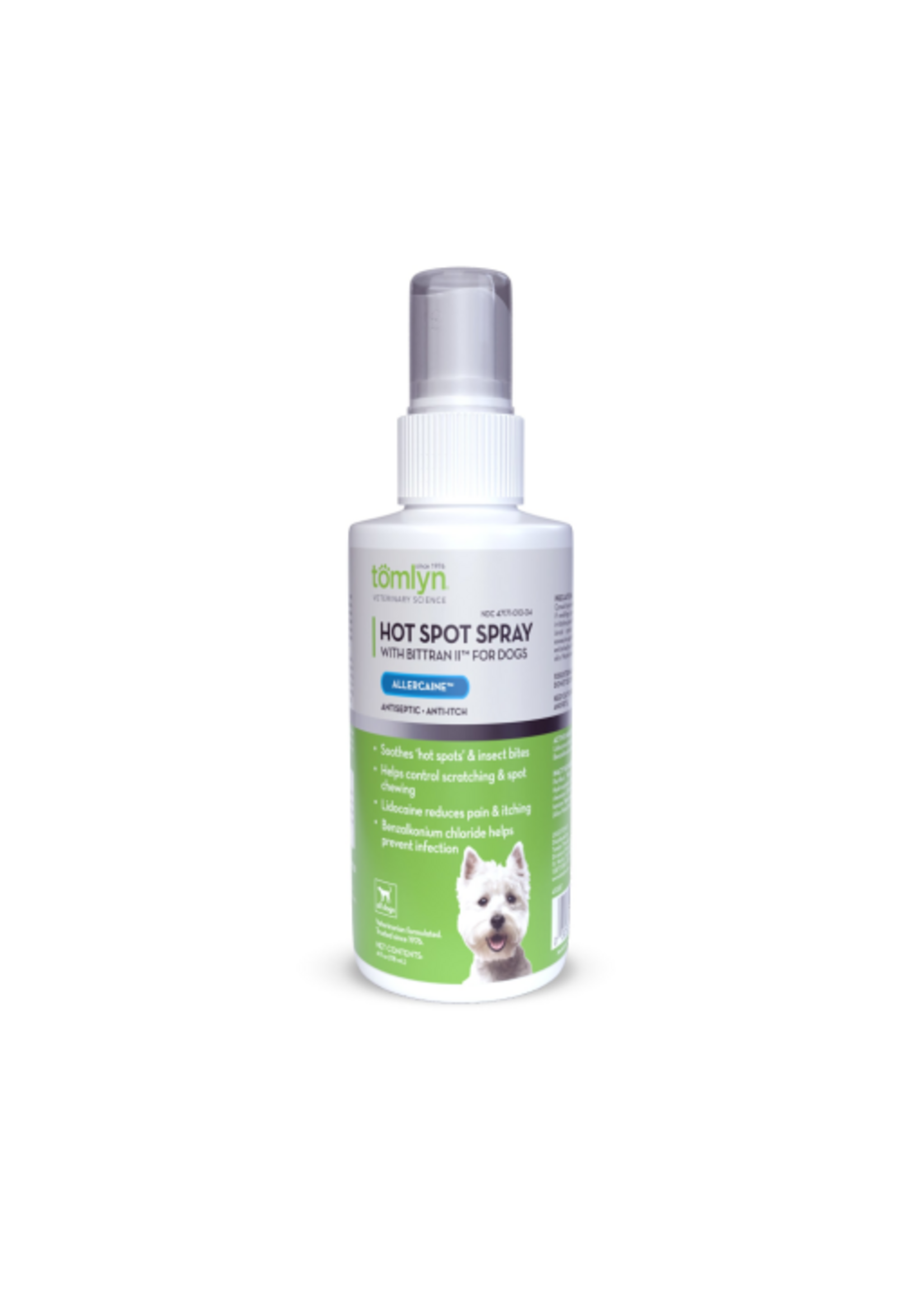 Tomlyn Tomlyn Allercaine Hot Spot Spray for Dogs  4 oz.