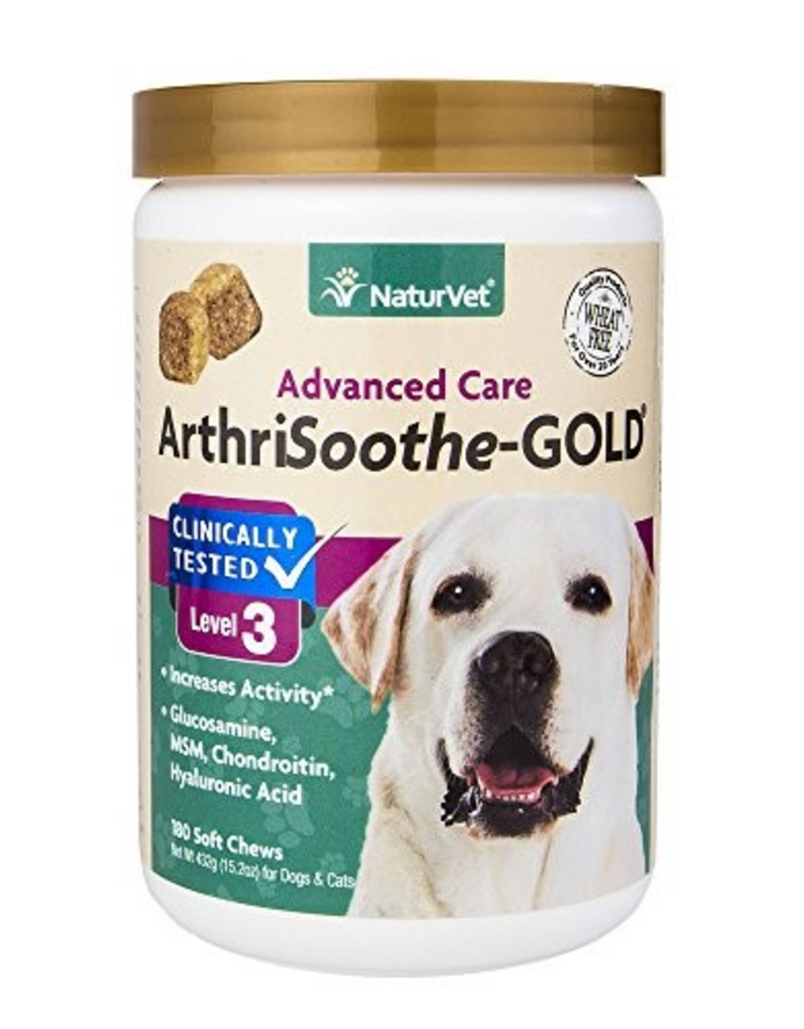 Naturvet NATURVET ARTHRISOOTHE-GOLD LEVEL 3 180CT