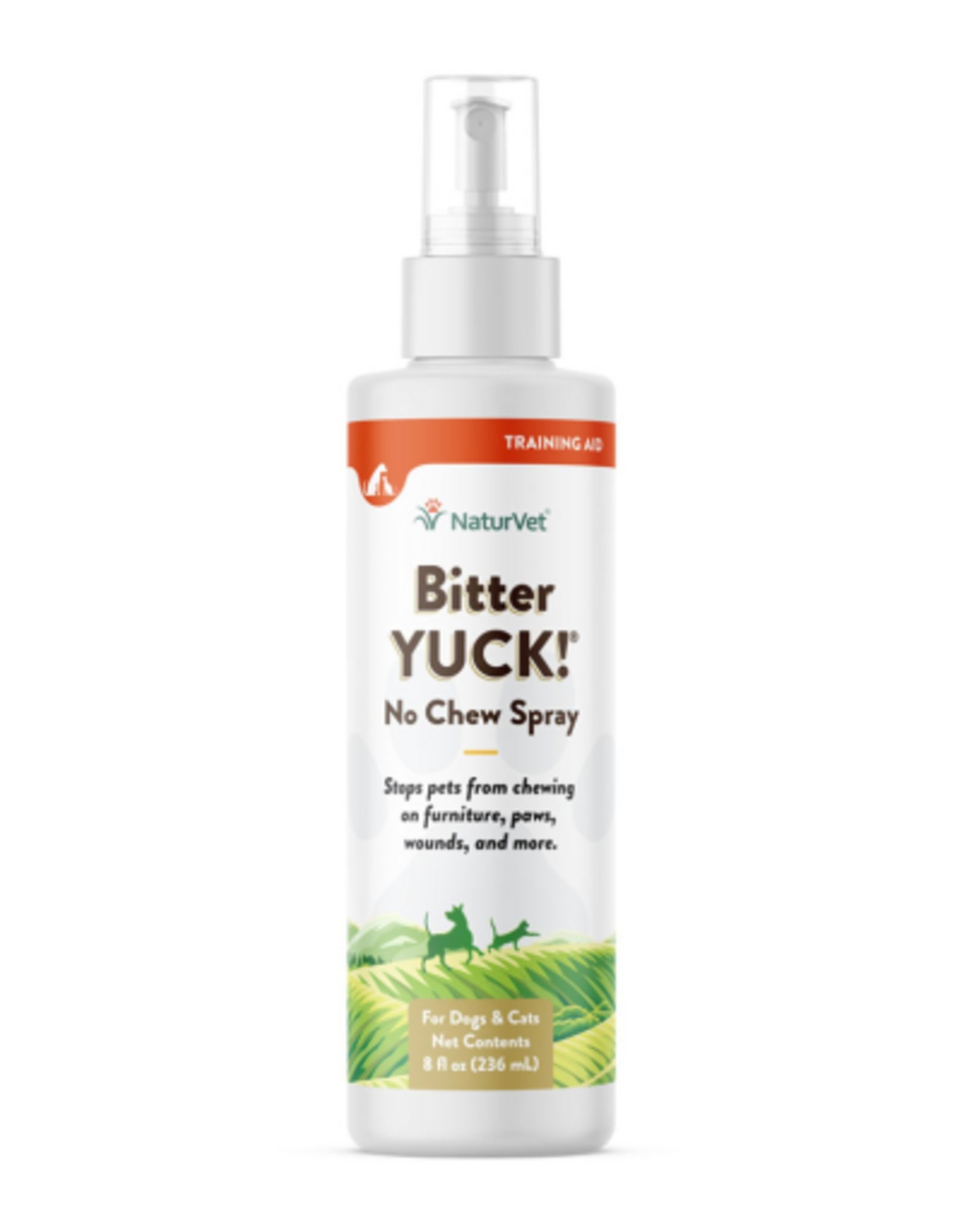Naturvet NaturVet Bitter Yuck - No Chew Training Aid for Cats & Dogs – 8 oz