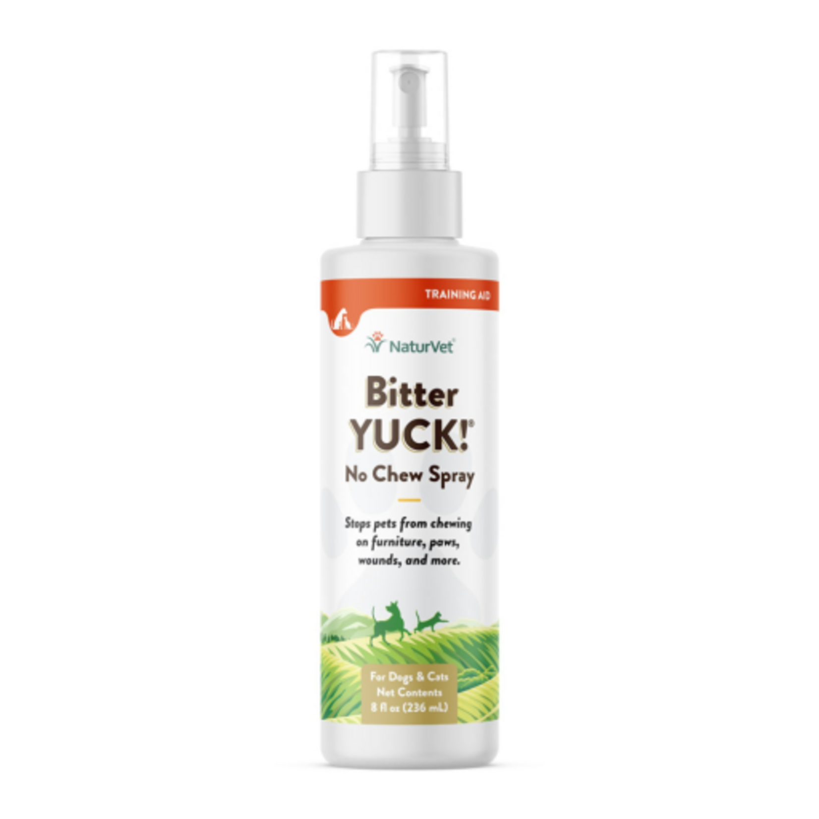 Naturvet NaturVet Bitter Yuck - No Chew Training Aid for Cats & Dogs – 8 oz