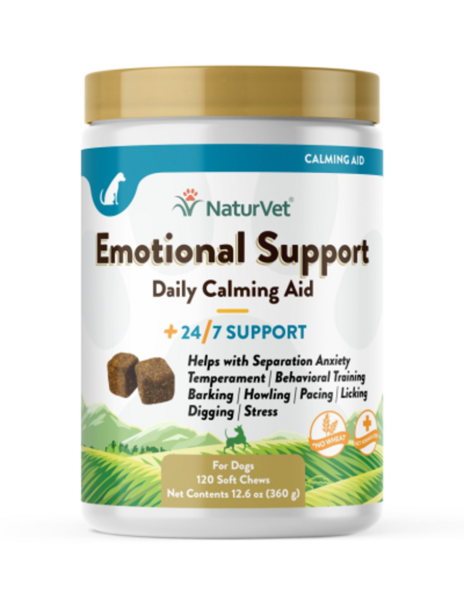 Naturvet NaturVet Emotional Support Daily Calming Aid - 120 Soft Chews 12.6 oz