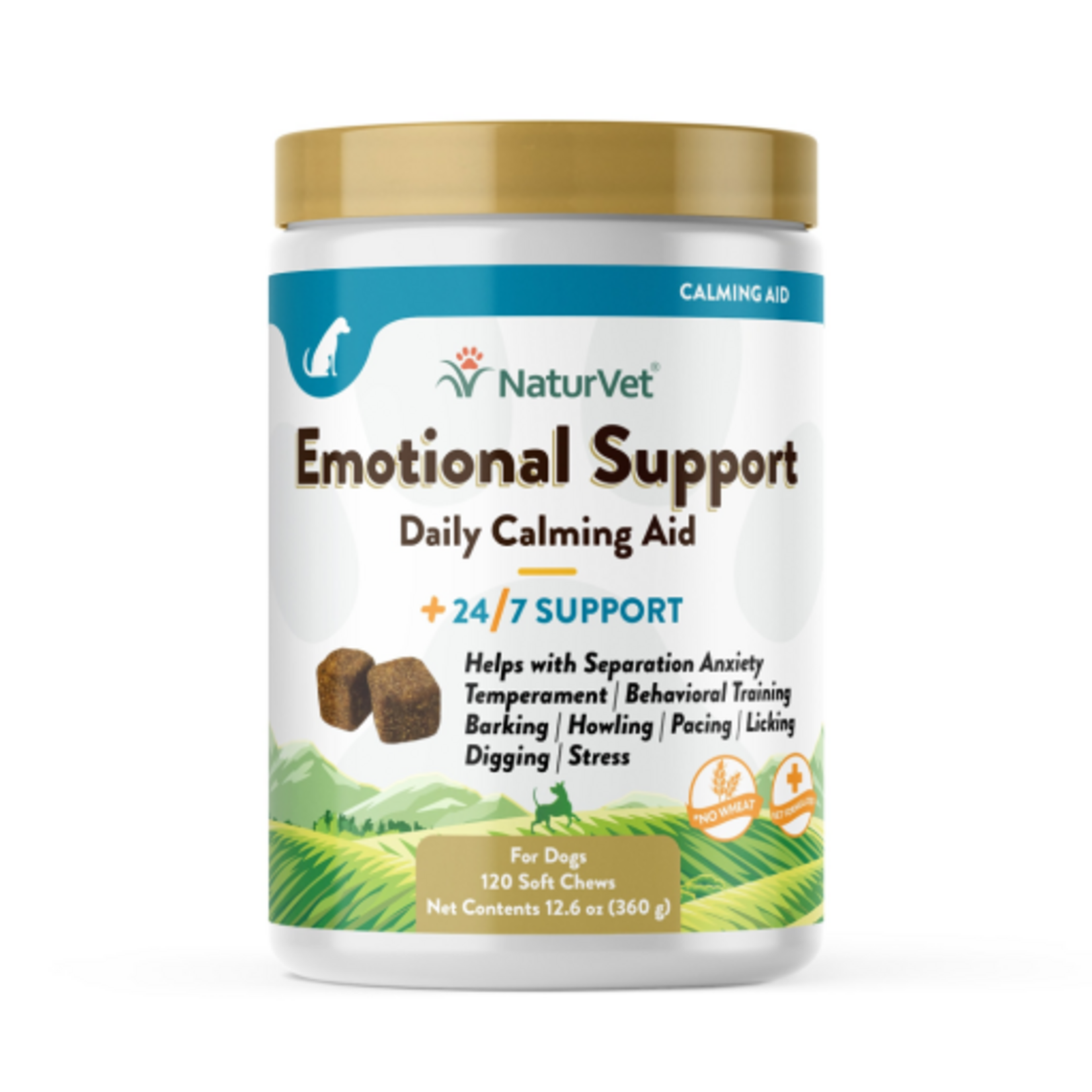 Naturvet NaturVet Emotional Support Daily Calming Aid - 120 Soft Chews 12.6 oz