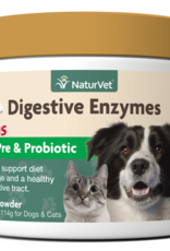 Naturvet NaturVet Digestive Enzymes for Dogs & Cats – 4 oz Powder