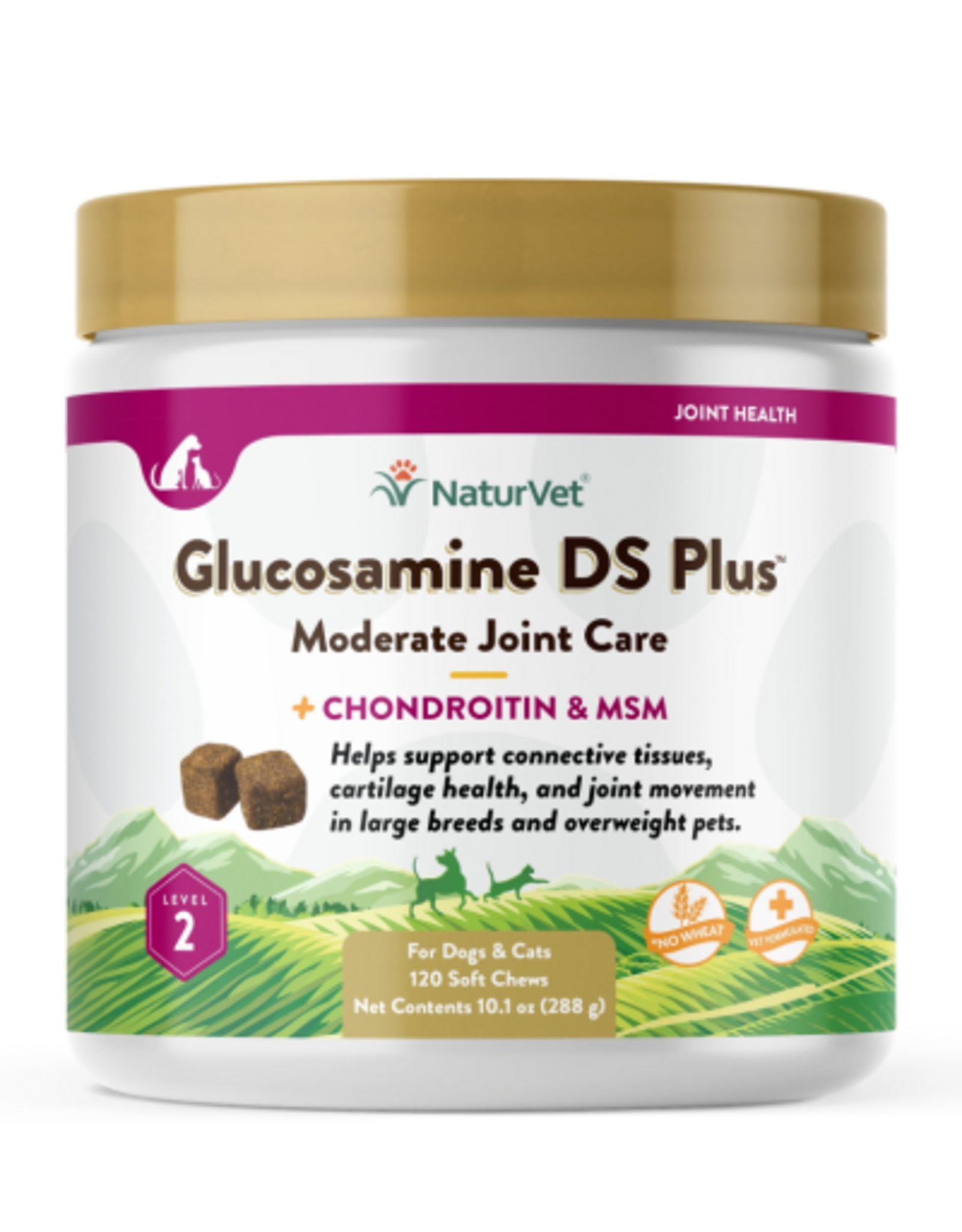 Naturvet NATURVET GLUCOSAMINE DS PLUS LEVEL 2 120CT