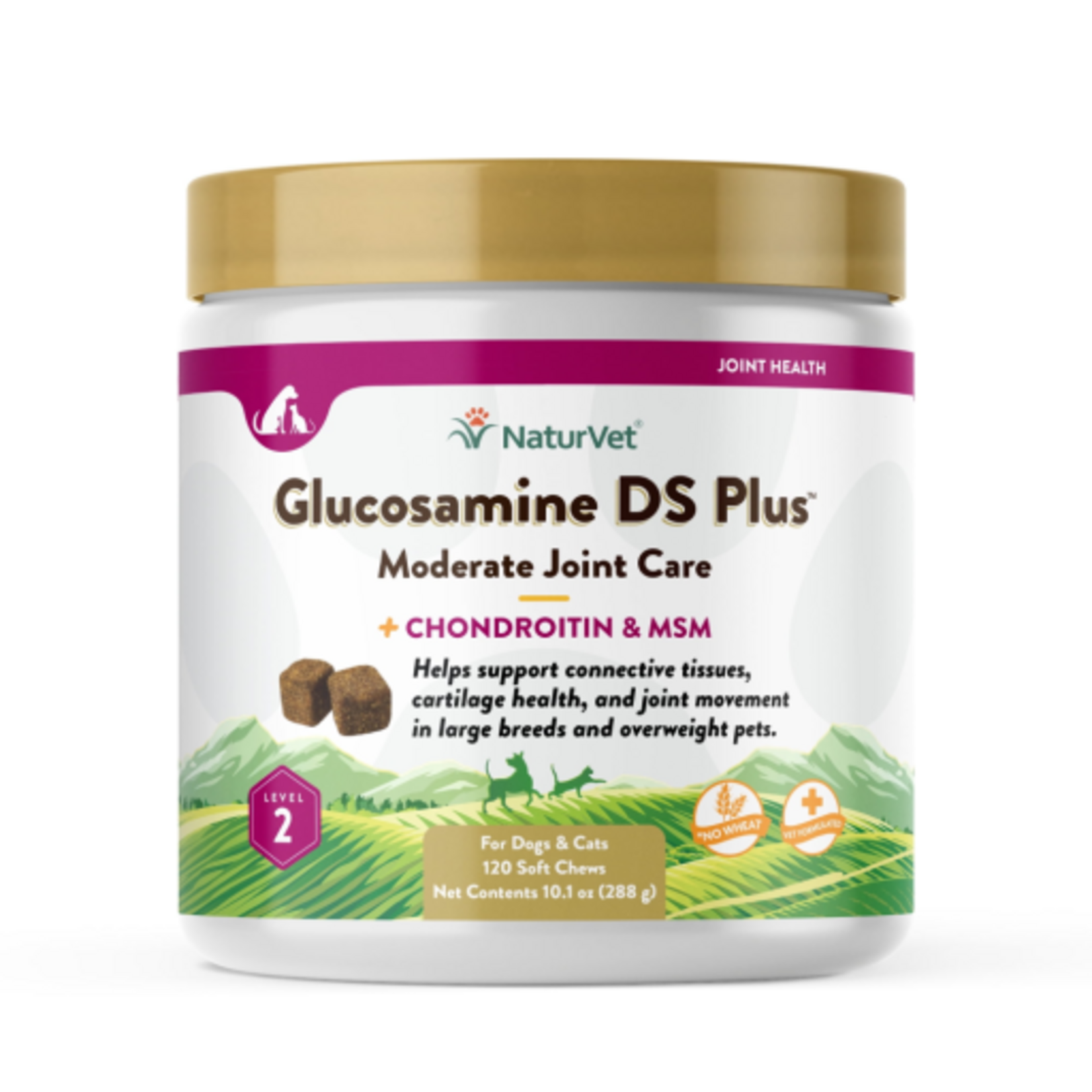 Naturvet NATURVET GLUCOSAMINE DS PLUS LEVEL 2 120CT