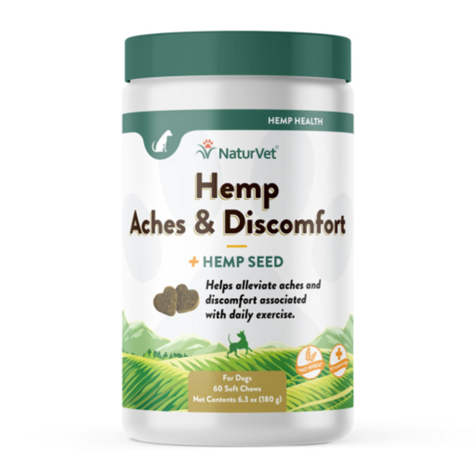 Naturvet NATURVET HEMP ACHES & DISCOMFORT 60CT
