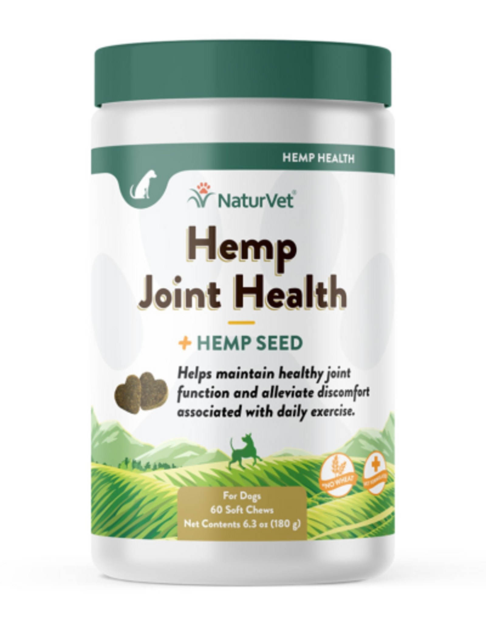 Naturvet NaturVet Hemp Joint Health for Dogs - Plus Hemp Seed – 60 Soft Chews