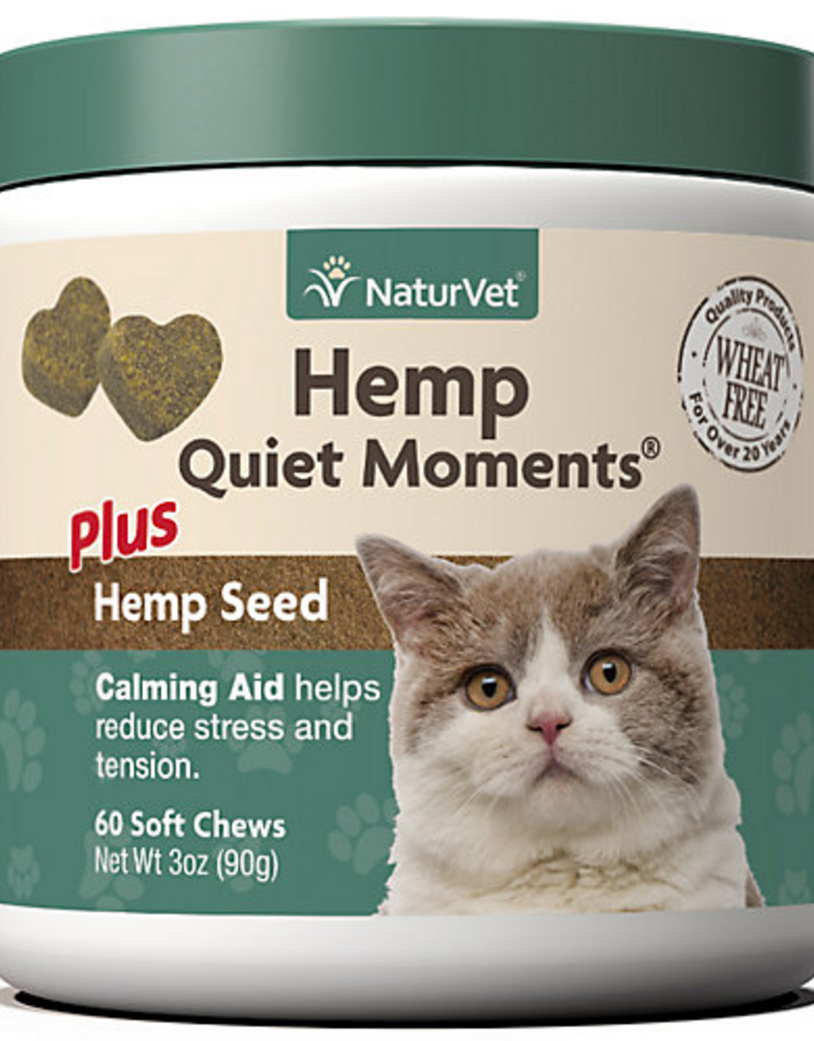 Naturvet NATURVET HEMP QUIET MOMENTS CALMING AID CAT 60CT