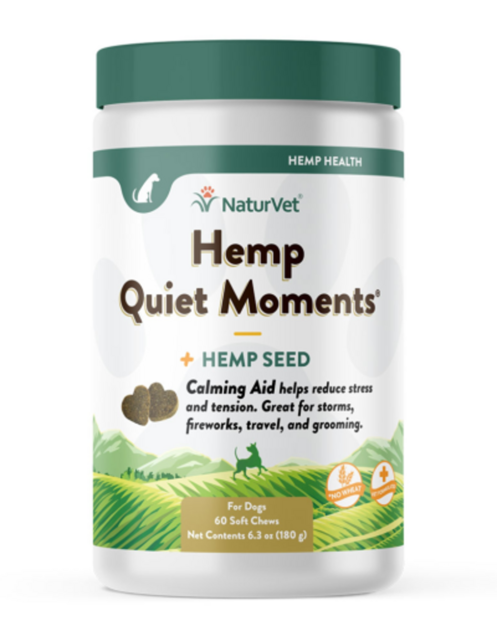 Naturvet NATURVET HEMP QUIET MOMENTS SOFT CHEWS 60CT