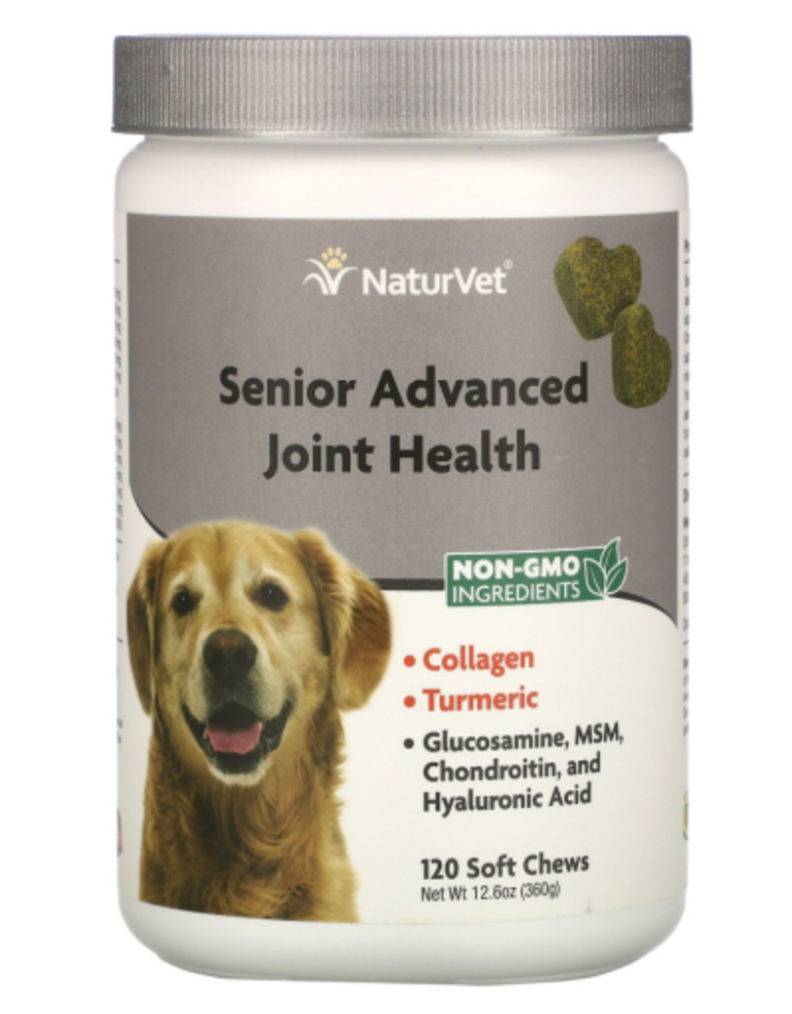 Naturvet NaturVet Senior Advanced Joint Health for Dogs - 120 Soft Chews 12.6 oz