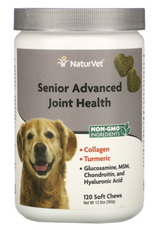 Naturvet NaturVet Senior Advanced Joint Health for Dogs - 120 Soft Chews 12.6 oz