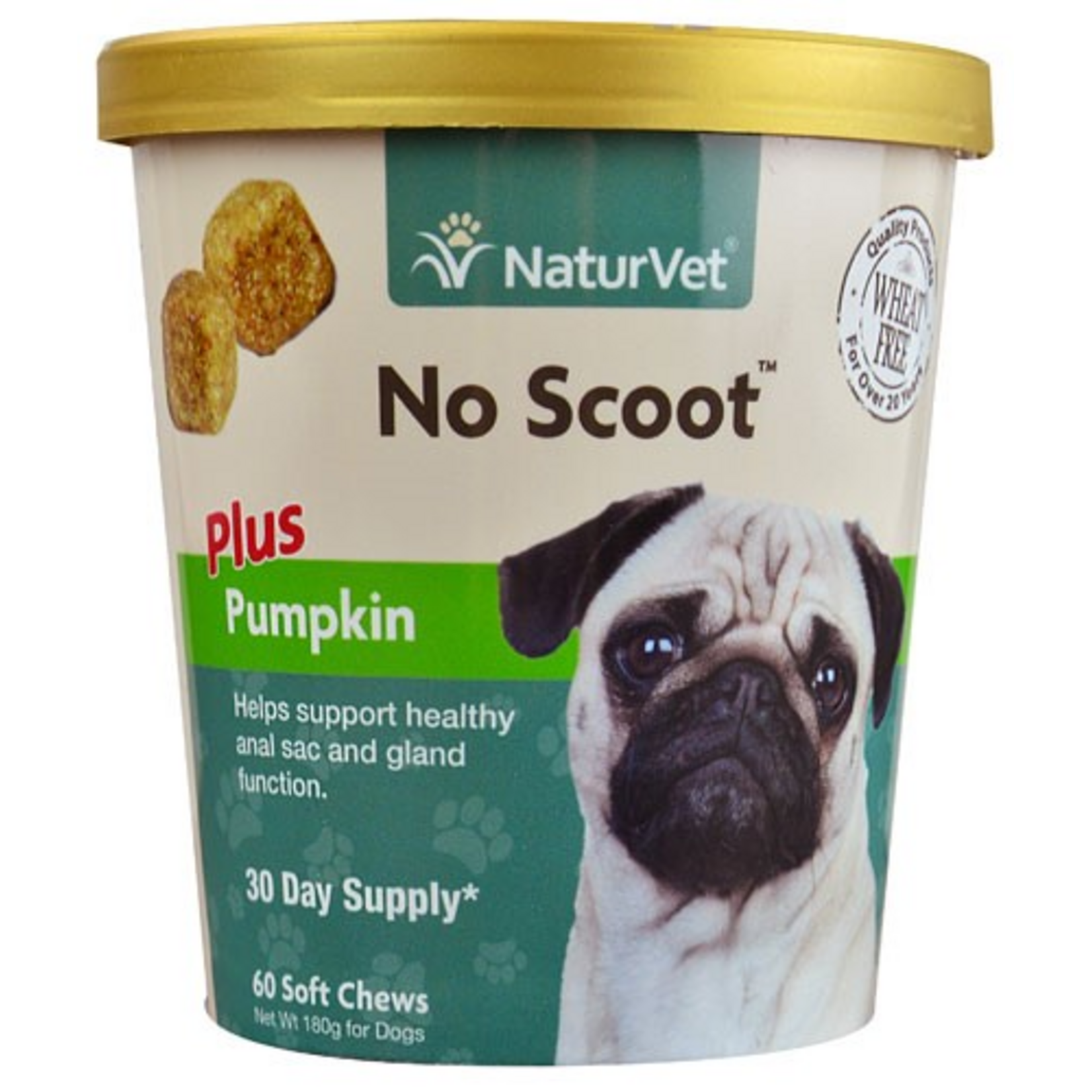 Naturvet NATURVET NO SCOOT PLUS PUMPKIN 60CT