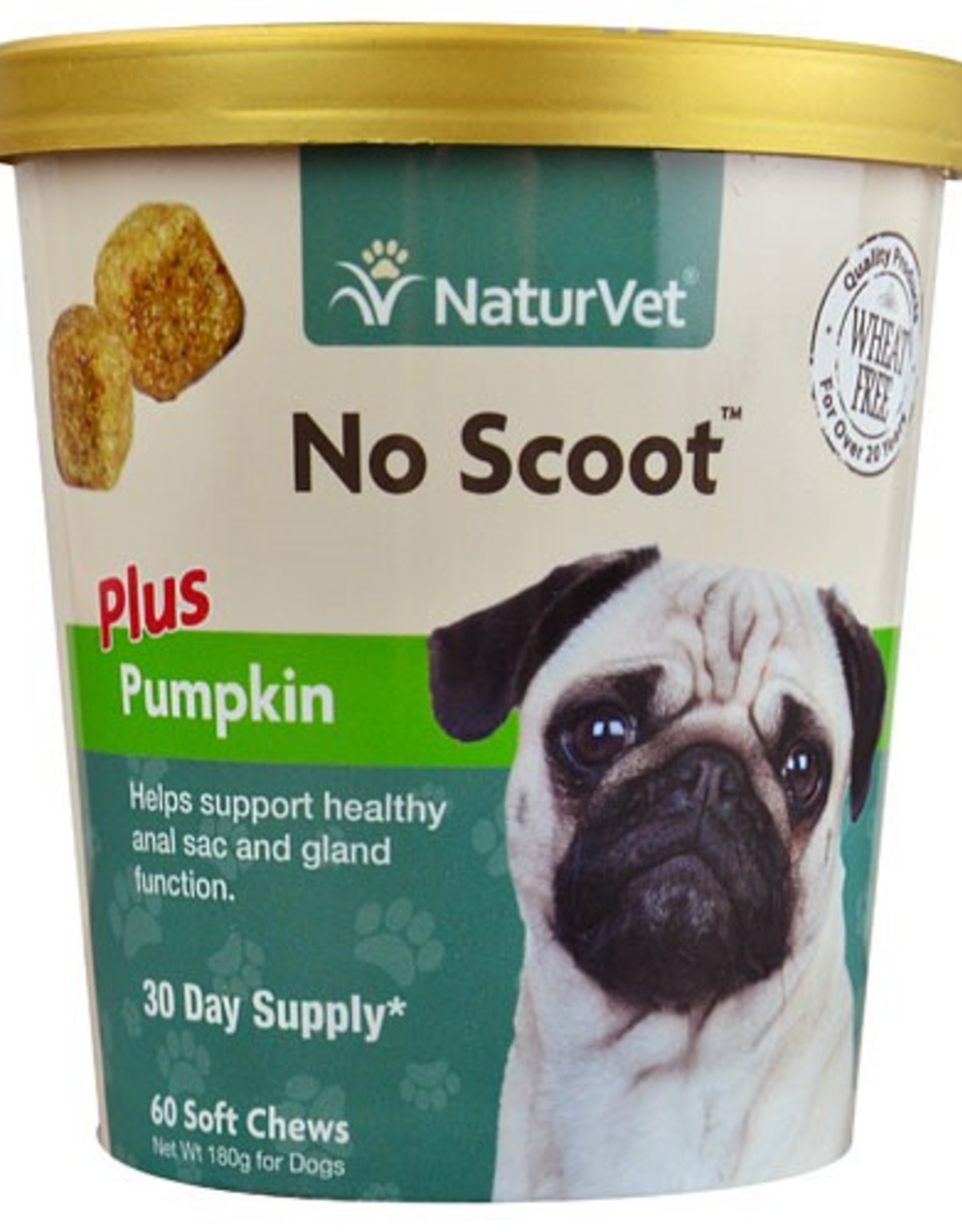 Naturvet NATURVET NO SCOOT PLUS PUMPKIN 60CT
