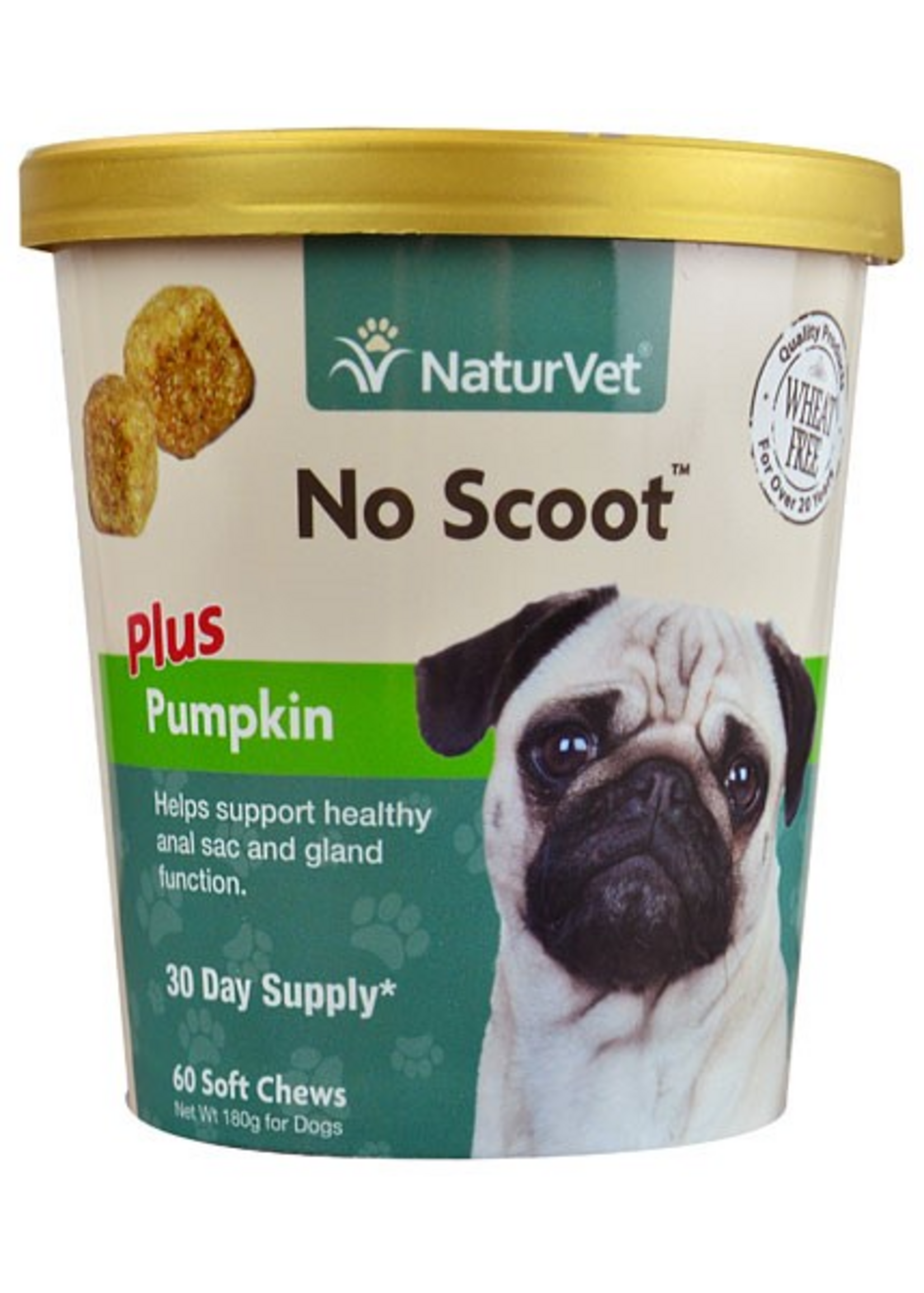 Naturvet NATURVET NO SCOOT PLUS PUMPKIN 60CT
