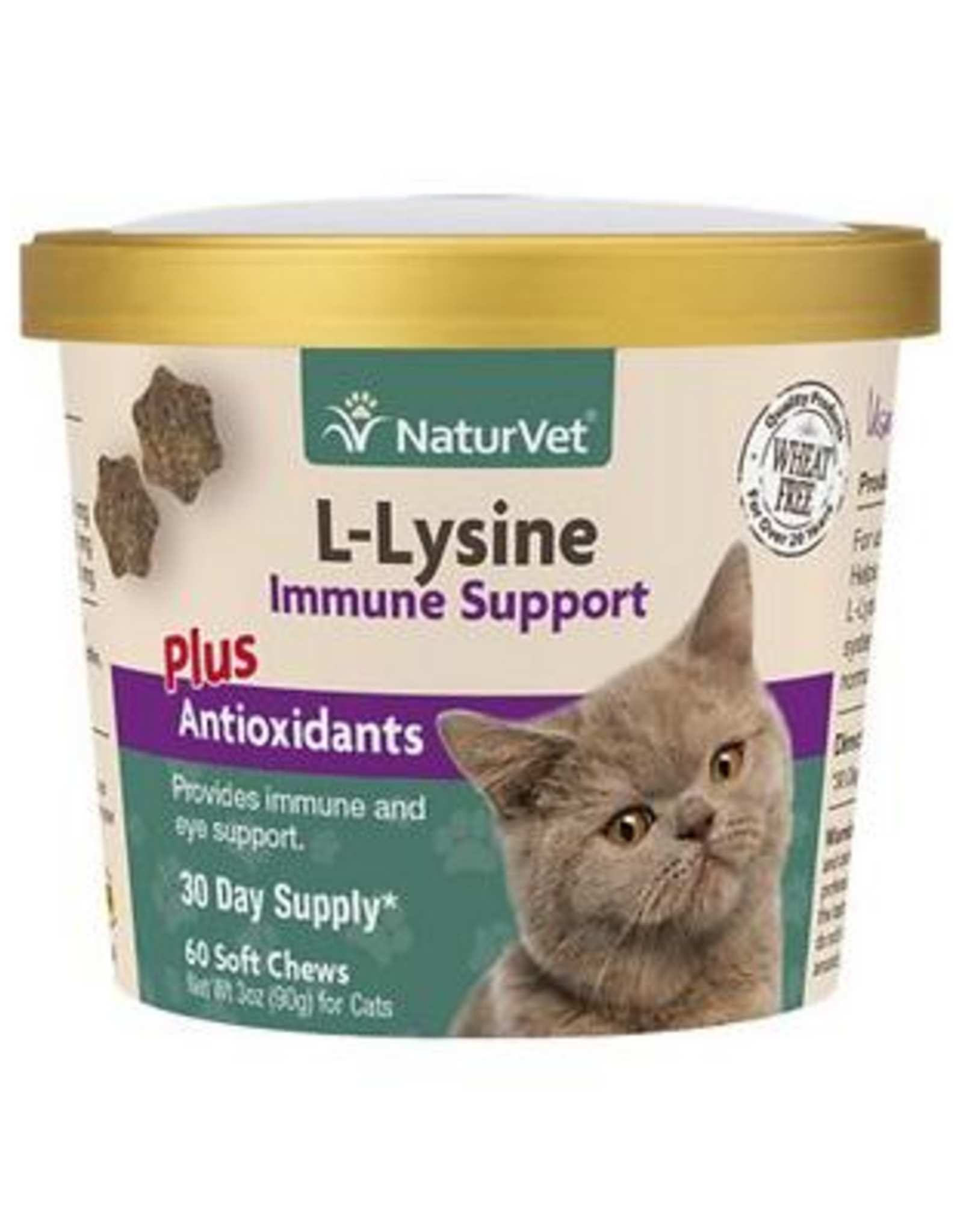 Naturvet NATURVET L-LYSINE IMMUNE SUPPORT 60 CT