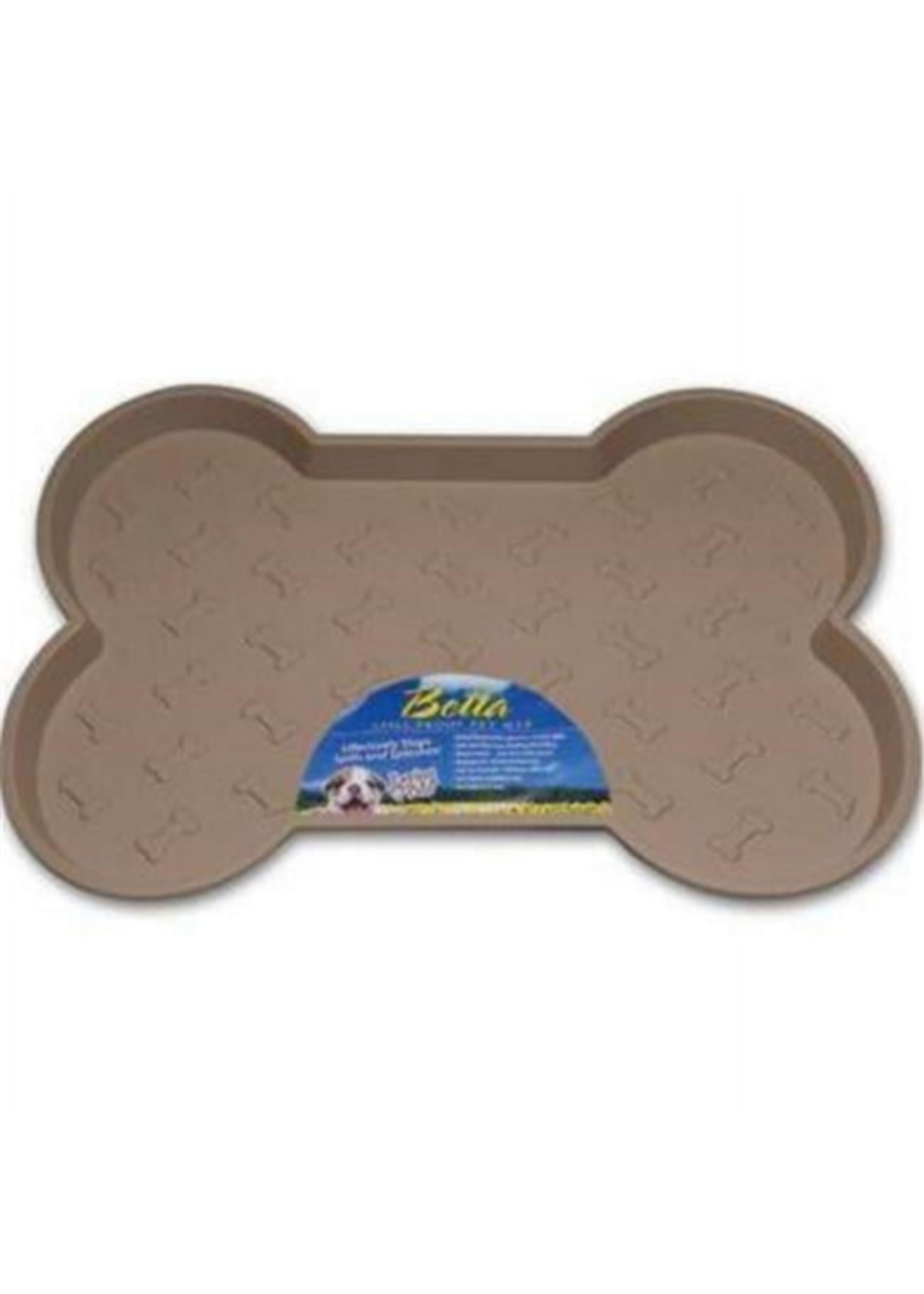 Loving Pets Loving Pets Bella Spill-Proof Bone Shaped Dog Food Mat 18.25  X 13