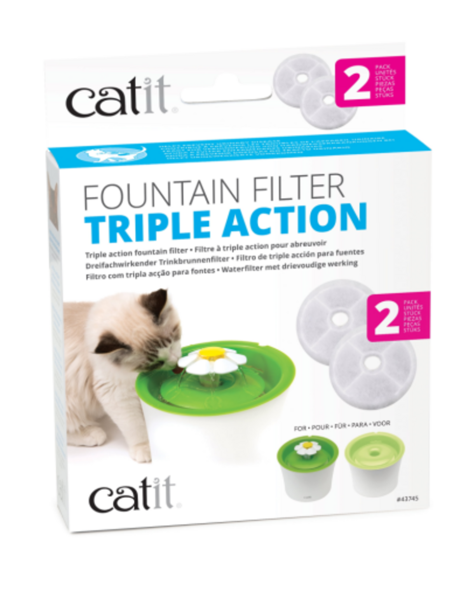 Catit 2.0 Water Softenening Filter 2 Pack