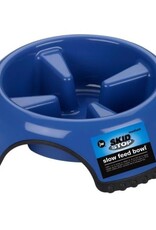 JW Pet JW Pet Skid Stop Slow Feed Rubber Base Plastic Dog Bowl - Large