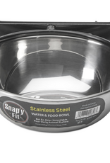 MidWest MidWest Homes for Pets Snap y Fit Stainless Steel Dog Bowl  10 oz